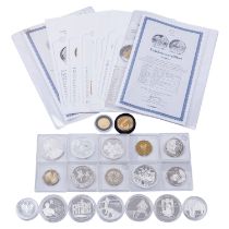 19 moderne Münzen und Medaillen, ex 2004/10,