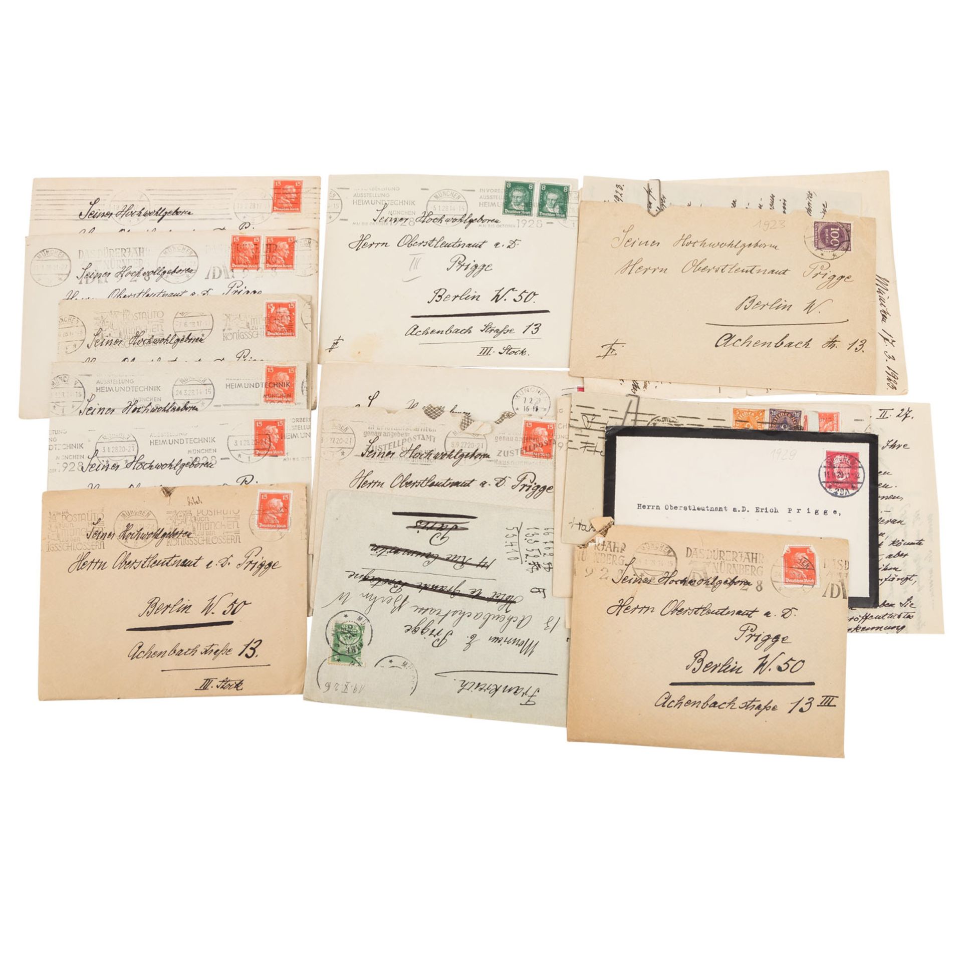 Sammlung von Briefen aus der Feder des osmanisch-preußischen Marshalls Otto Liman von Sanders - Image 2 of 6