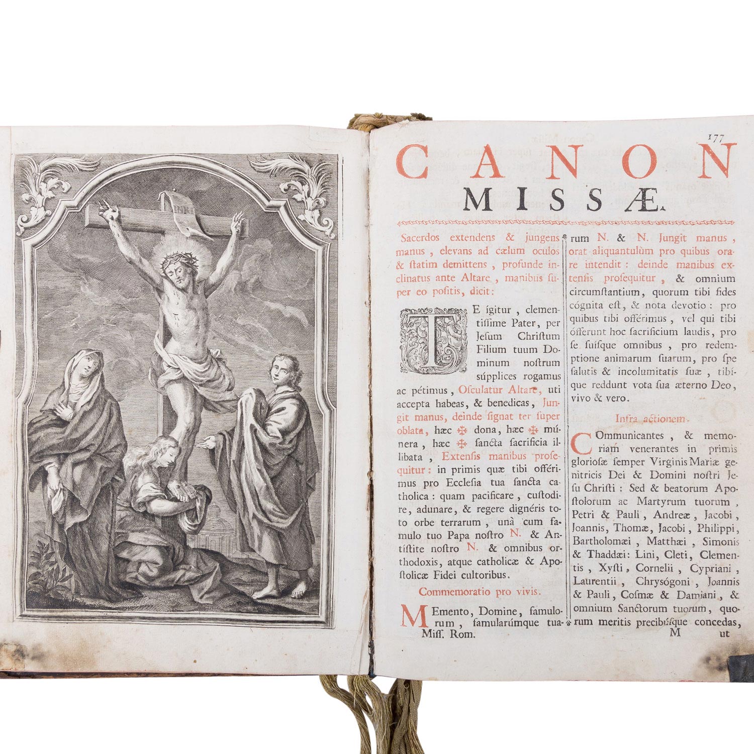 'Missale Romanum' - Römisches Messbuch aus dem Dekret des Sakrosankts von 1777. - Image 2 of 6