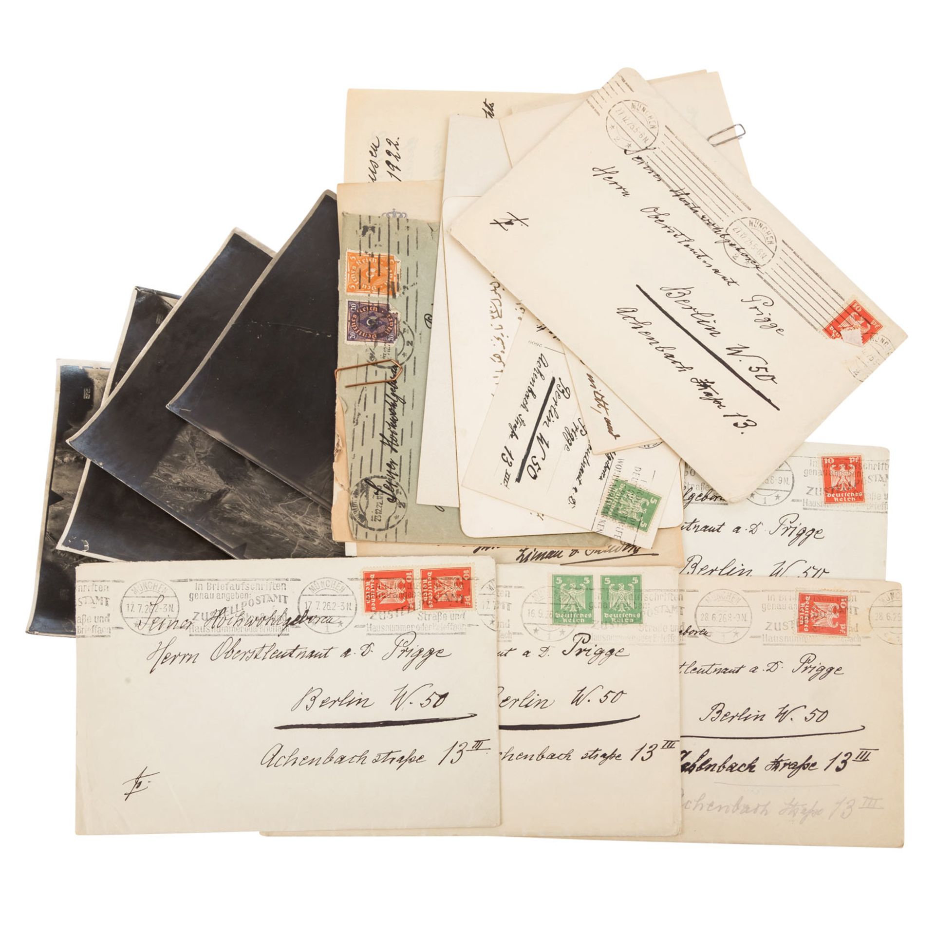 Sammlung von Briefen aus der Feder des osmanisch-preußischen Marshalls Otto Liman von Sanders - Image 4 of 6