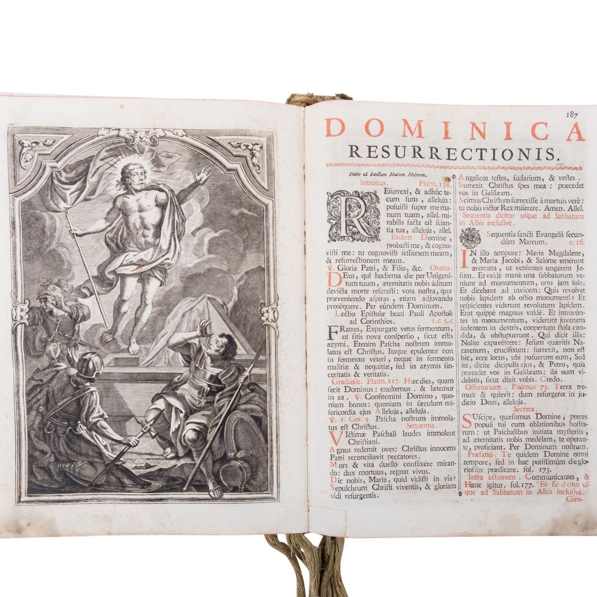 'Missale Romanum' - Römisches Messbuch aus dem Dekret des Sakrosankts von 1777. - Image 3 of 6