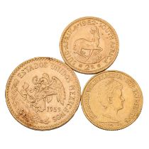 Goldmünzen-Lot 3 Stück