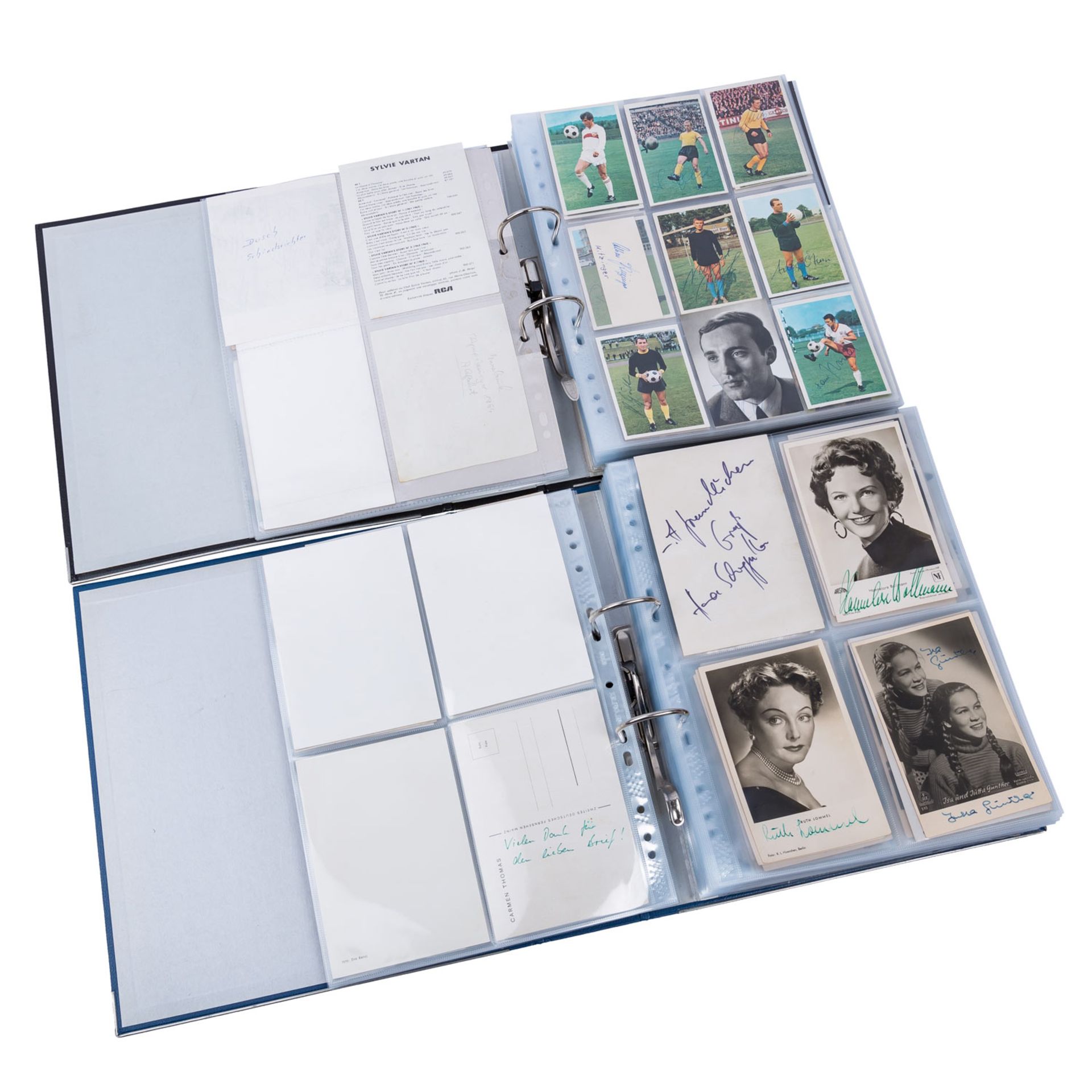 Sammlung Autogrammkarten 20.Jh. -