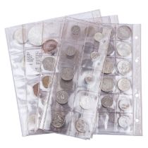 Konvolut älterer Münzen, darunter Morgan Dollar 1880/S, 1897/S,