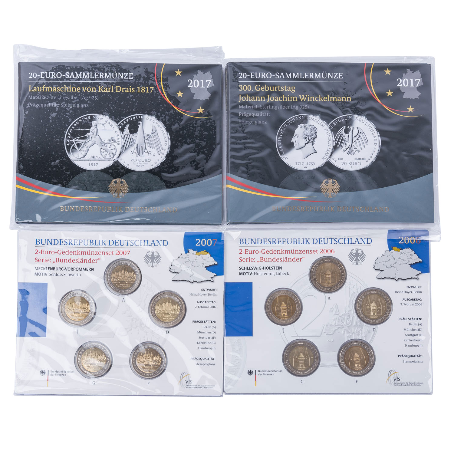 Alukoffer mit Inhalt - Darunter moderne Can Dollar Gedenkprägungen, Euro Münzen, - Image 4 of 8