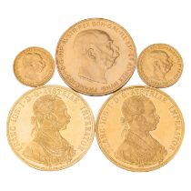 Investmentlot Österreich /GOLD - insgesamt Feingold ca. 67 g