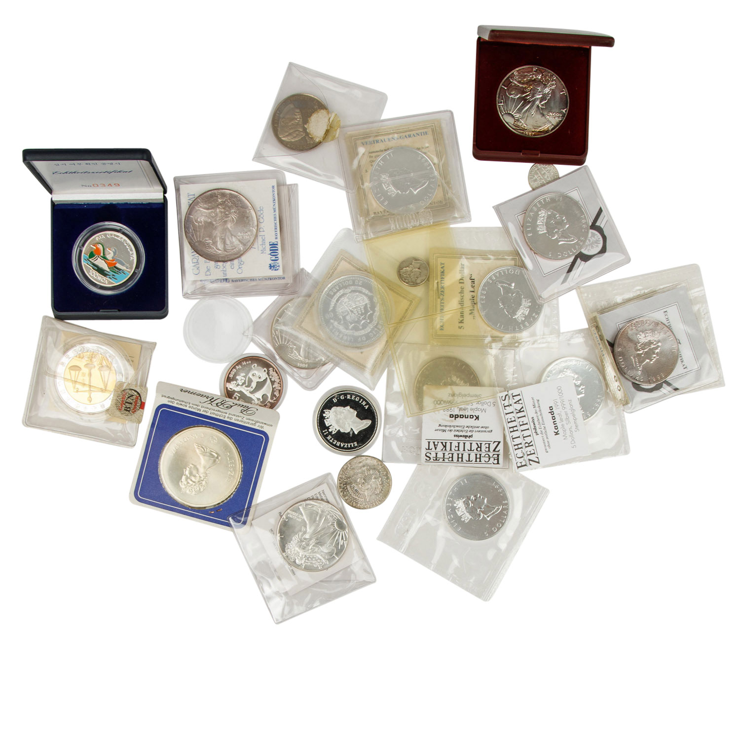 Gemischtes Gold- / Silber-Konvolut mit Münzen und Medaillen. - Image 4 of 4