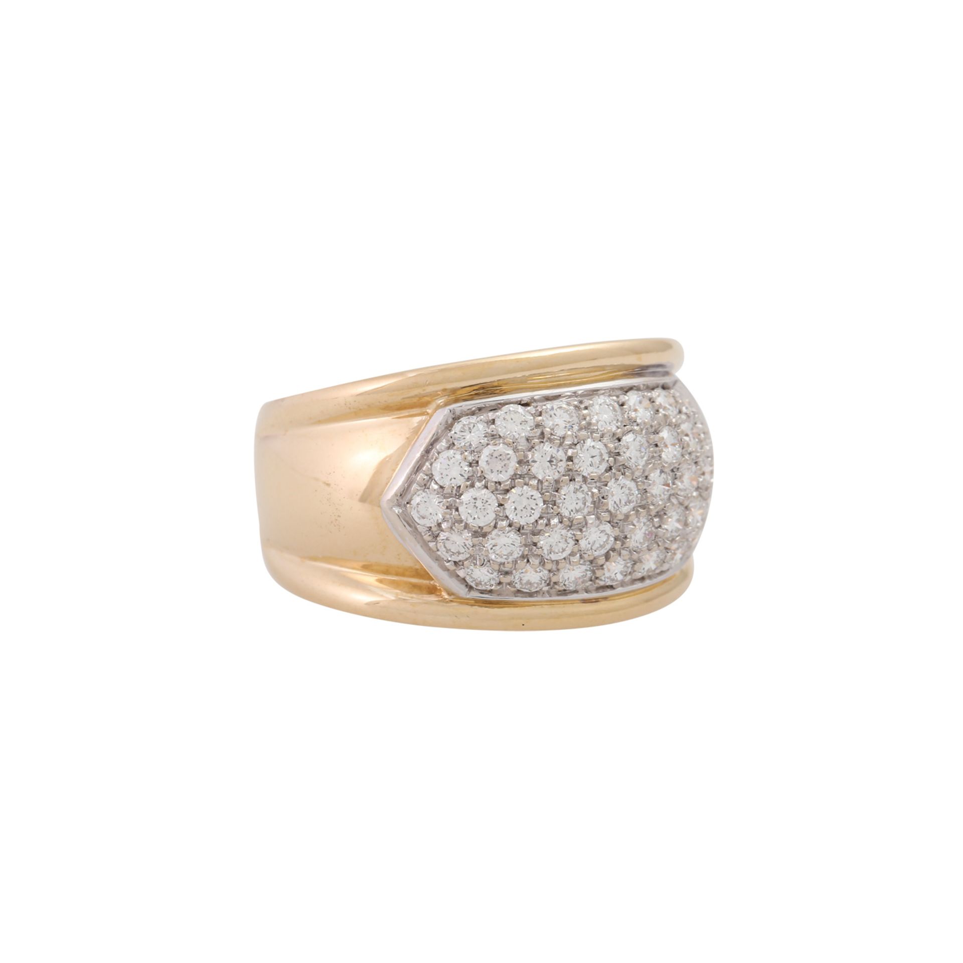 Ring mit Brillanten zus. ca. 0,8 ct,