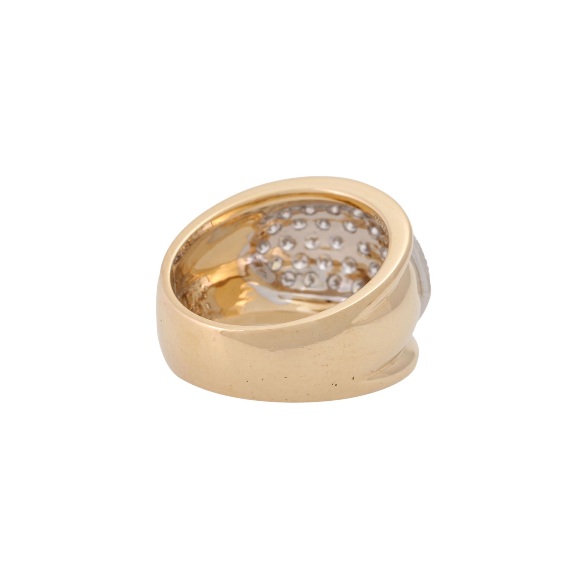 Ring mit Brillanten zus. ca. 0,8 ct, - Bild 3 aus 4