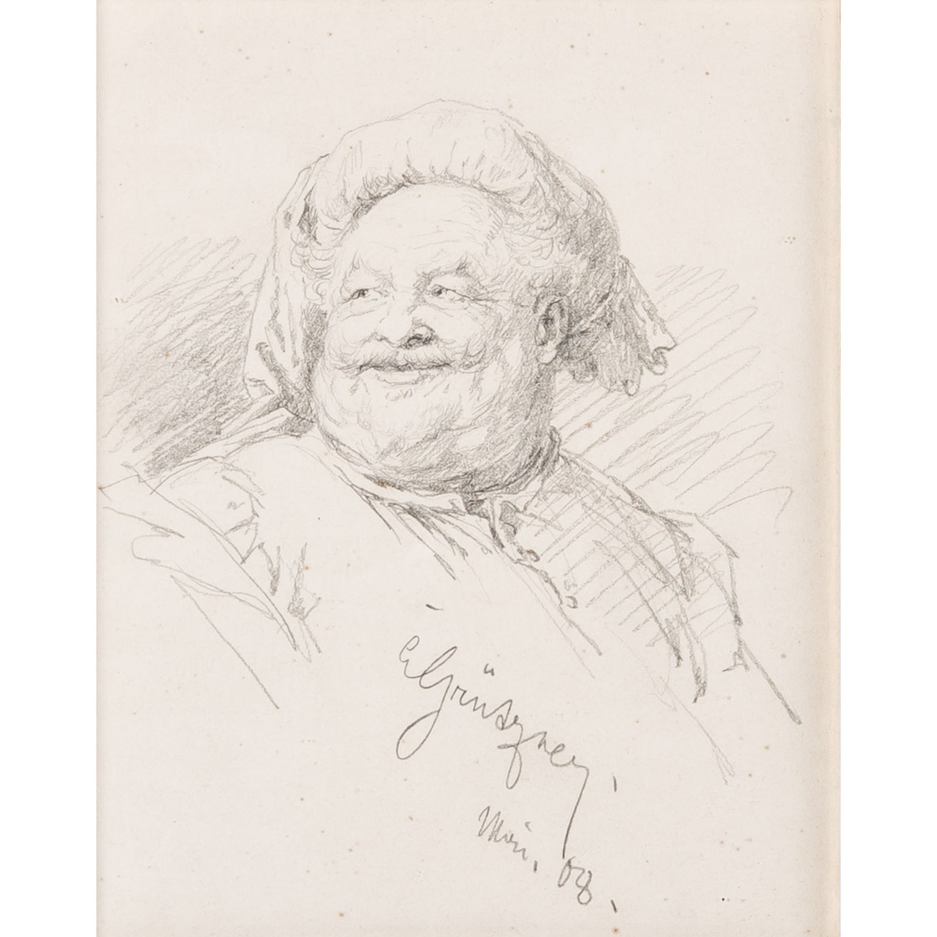 VON GRÜTZNER, EDUARD (1846-1925) "Falstaff"