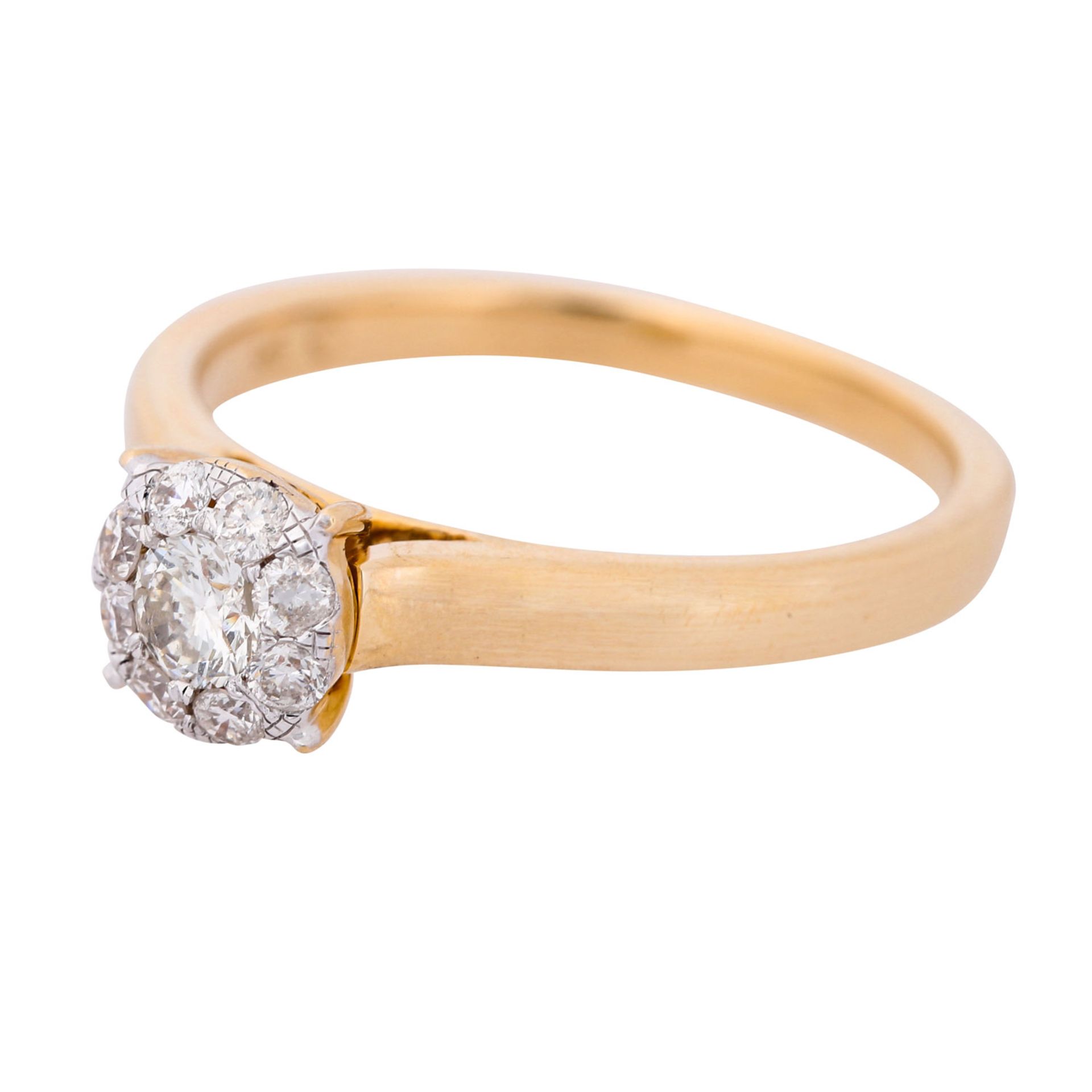 Ring mit Brillanten, zus. ca. 0,25 ct, - Image 3 of 3