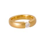 Solitärring mit Brillant von 0,5 ct (graviert),