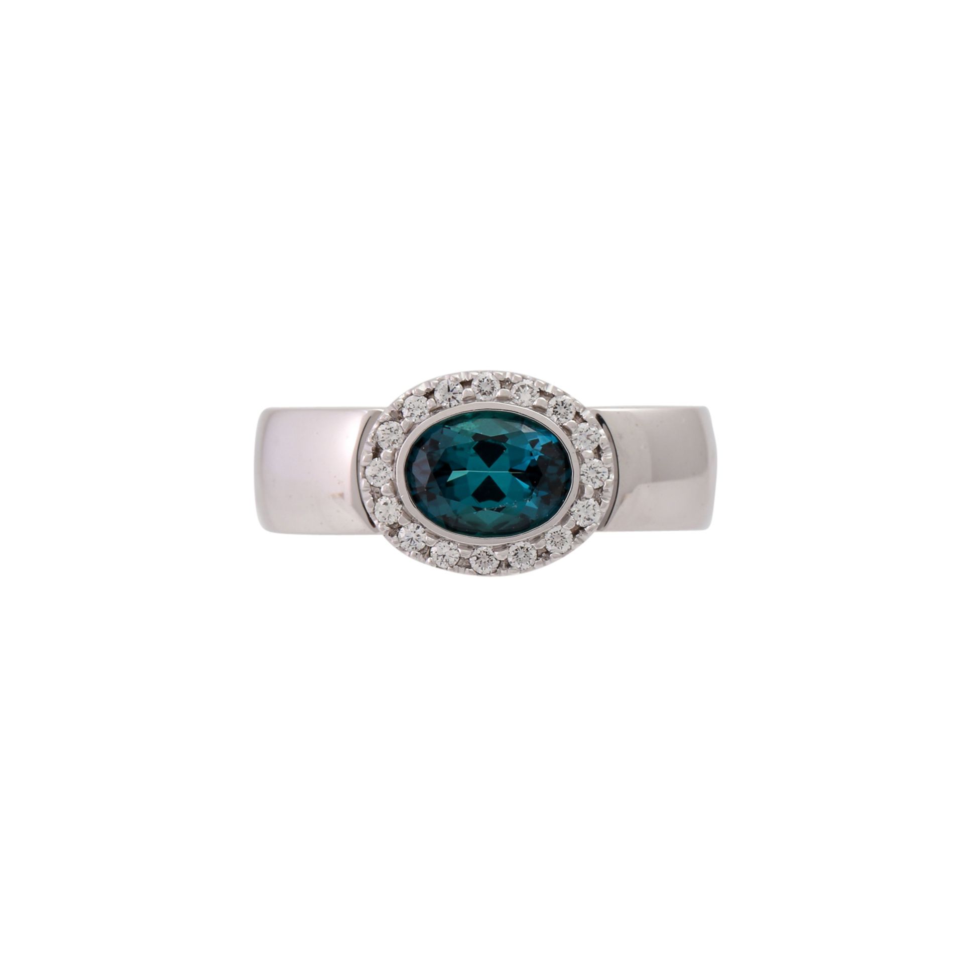 JOCHEN POHL Ring mit oval facettiertem Turmalin, 1,33 ct, - Image 2 of 5