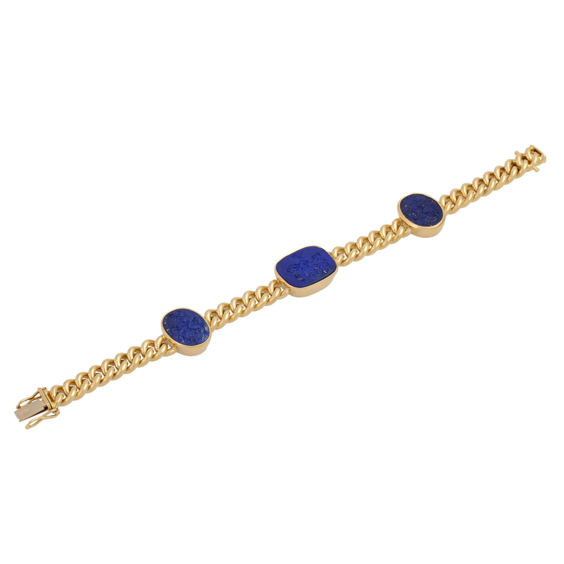 Armband mit Lapislazuli - Bild 3 aus 5