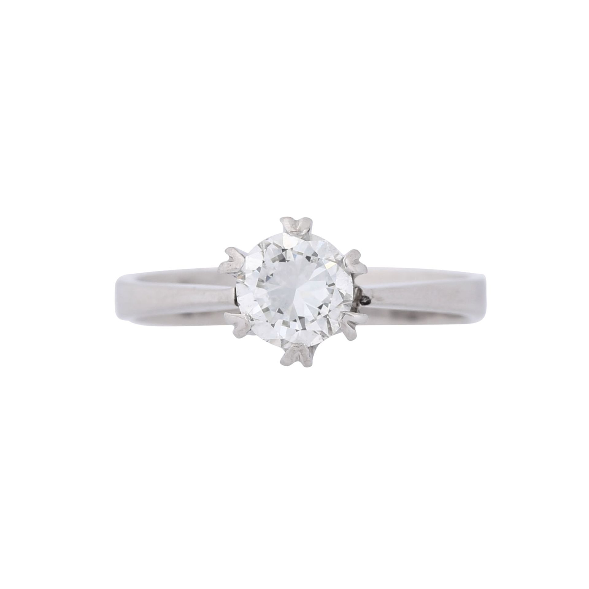 Ring mit Brillant Solitaire ca. 0,80 ct, - Image 2 of 4