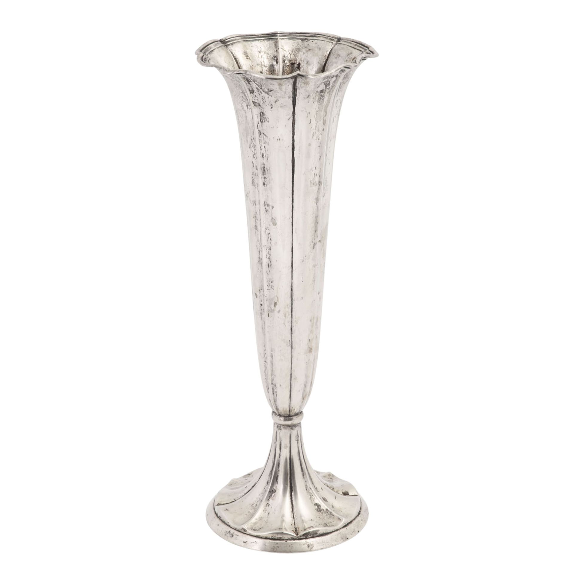 GOTTLIEB KURZ "Vase" 800er. Silber, um 1900. - Bild 2 aus 4