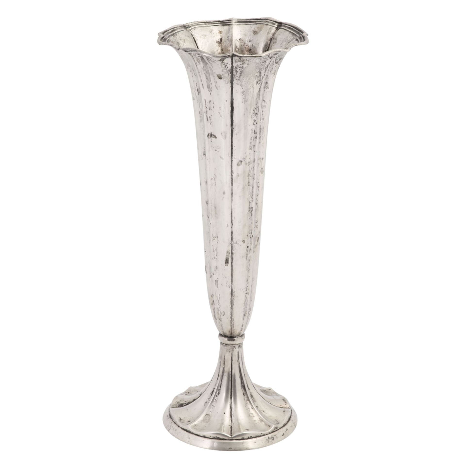 GOTTLIEB KURZ "Vase" 800er. Silber, um 1900. - Bild 3 aus 4