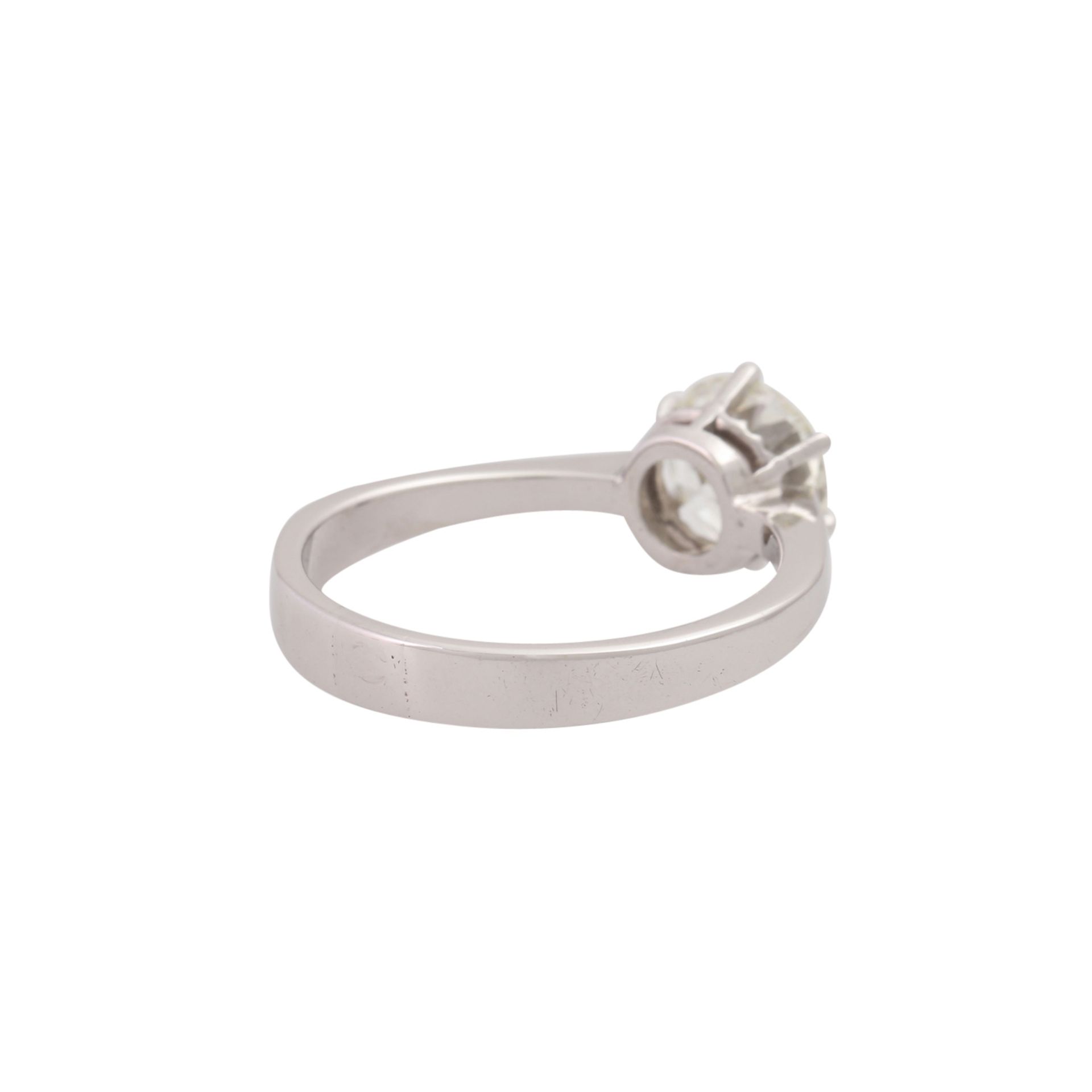 Ring mit Altschliff-Diamant ca. 1.95 ct, ca. GW (K-L)/VVS-VS, - Bild 3 aus 5