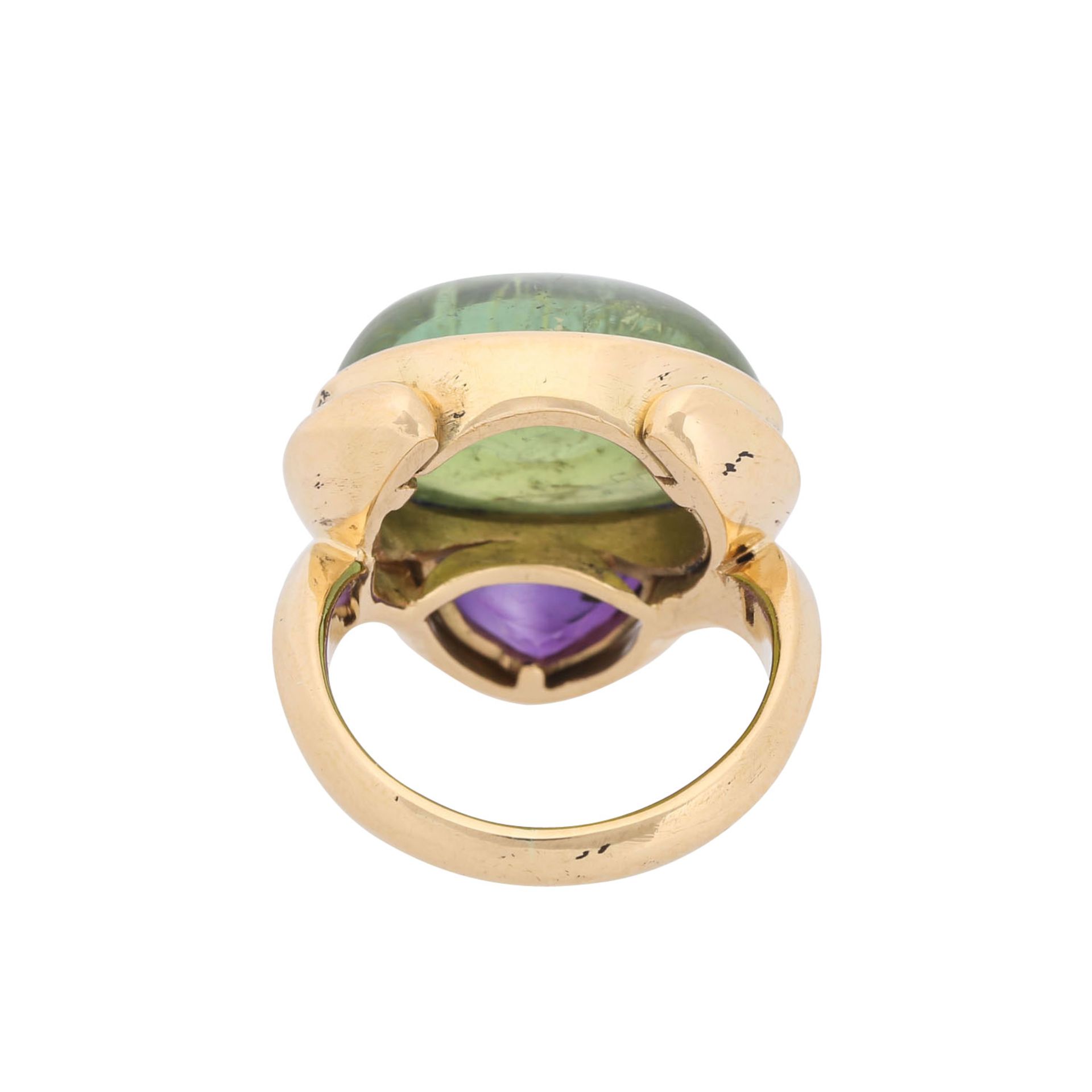 JACOBI Ring mit feinem Turmalin und Amethyst, - Image 3 of 4