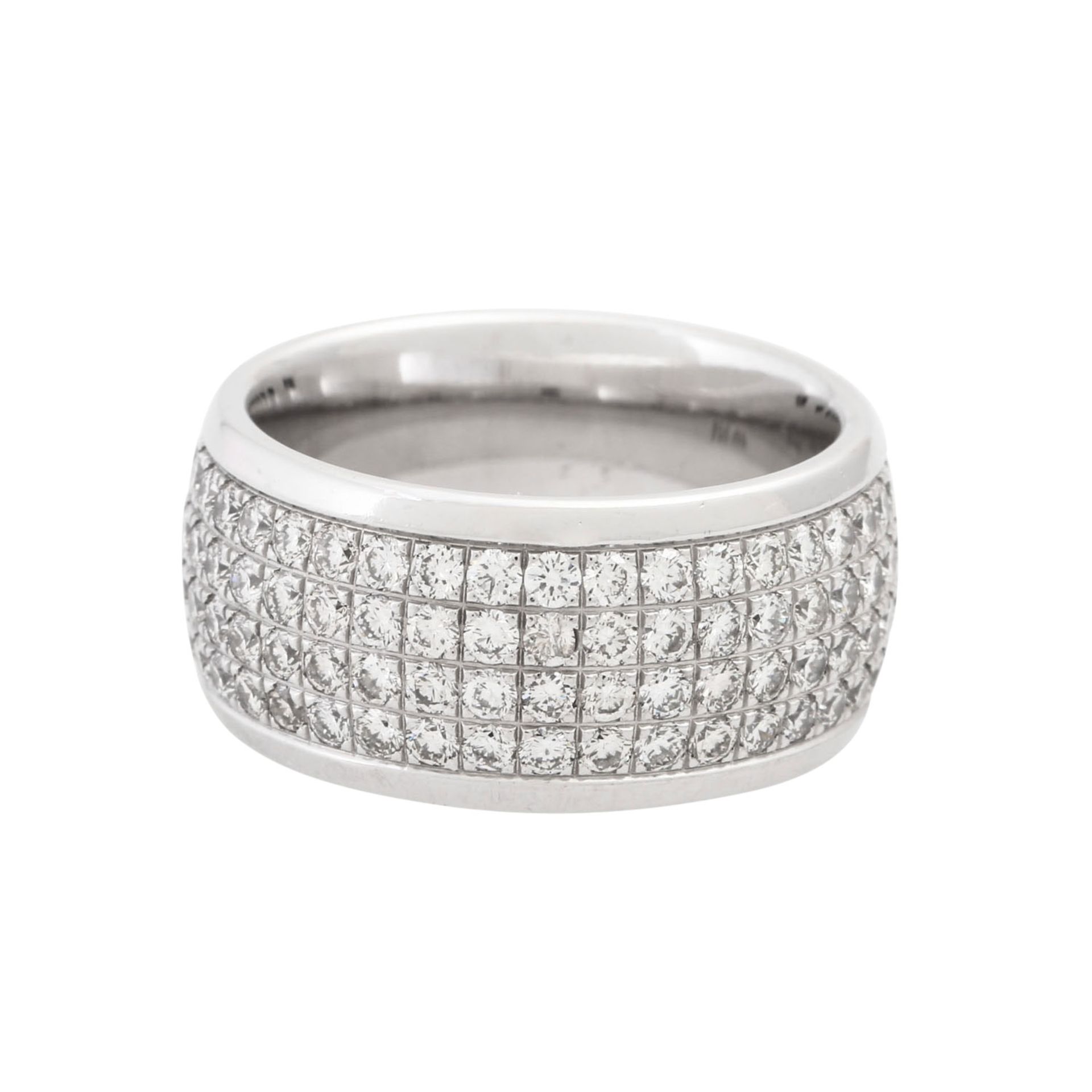 Ring mit Brillanten zus. ca. 3,1 ct,