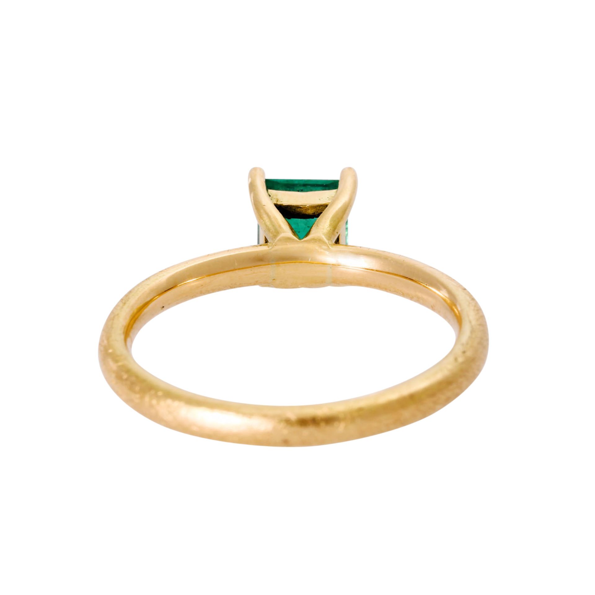 Ring mit Smaragd von ca. 1,2 ct, - Image 3 of 3