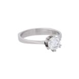 Ring mit Brillant Solitaire ca. 0,80 ct,