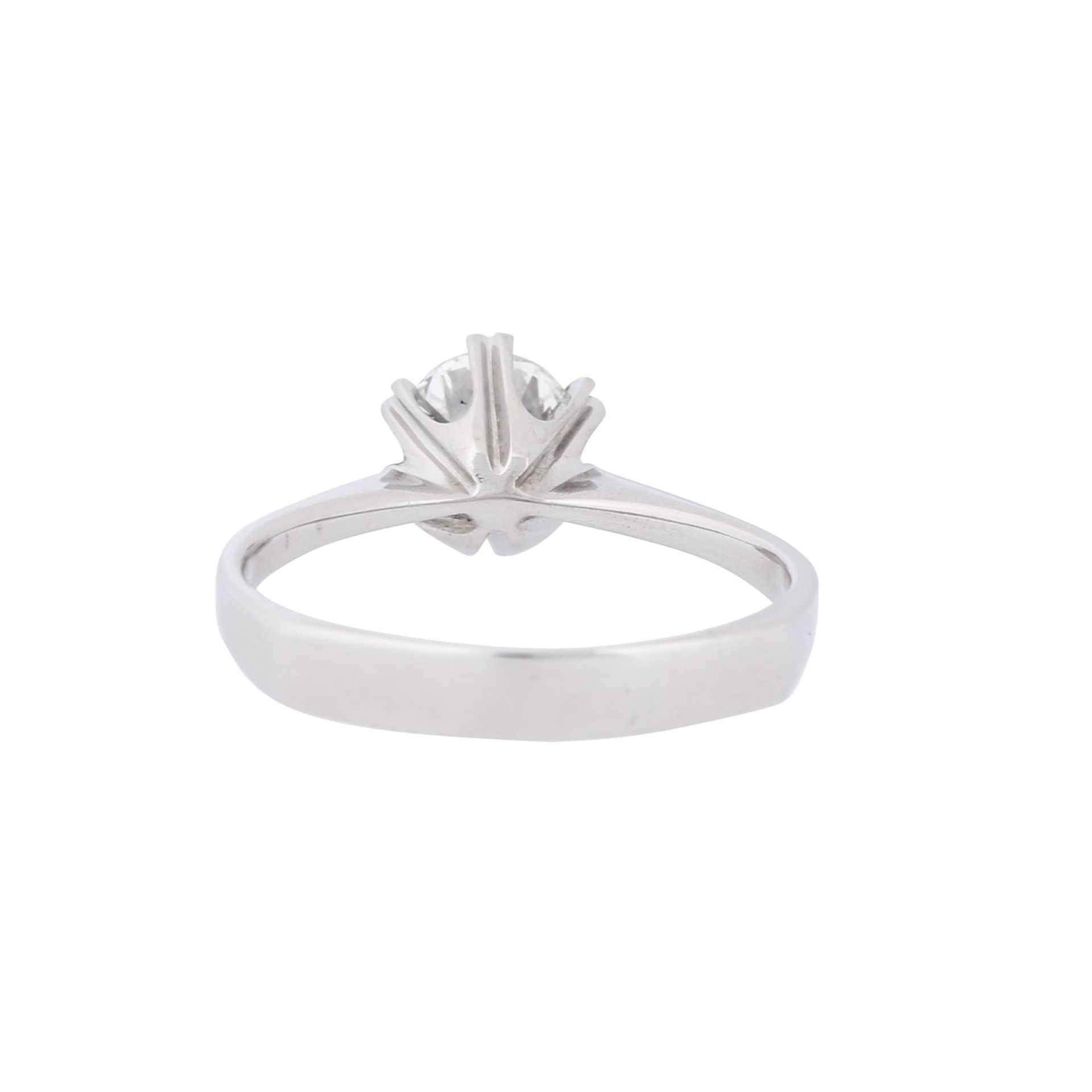 Ring mit Brillant Solitaire ca. 0,80 ct, - Image 3 of 4