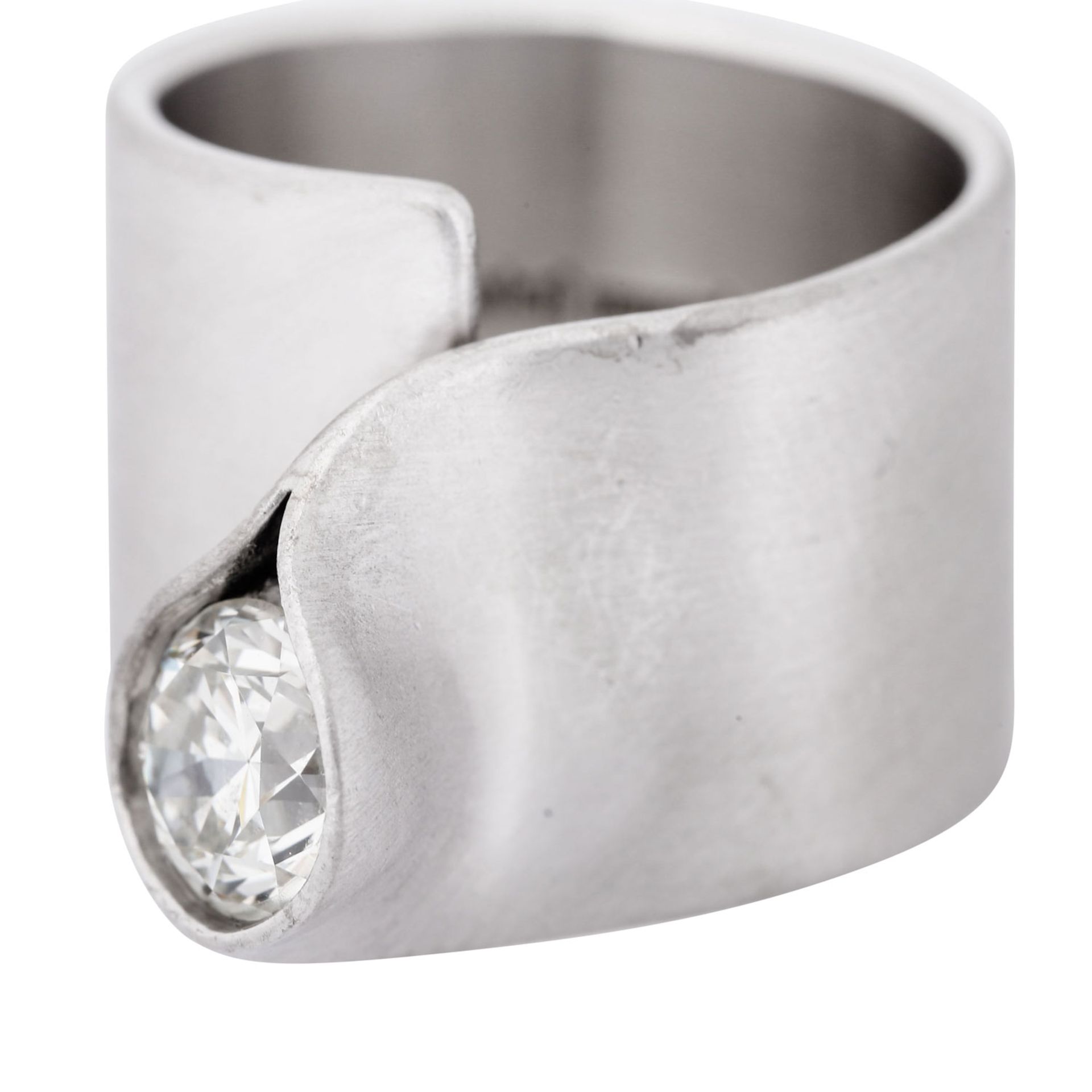 NORBERT MUERRLE Ring mit Diamant 1,30 ct - Bild 5 aus 6