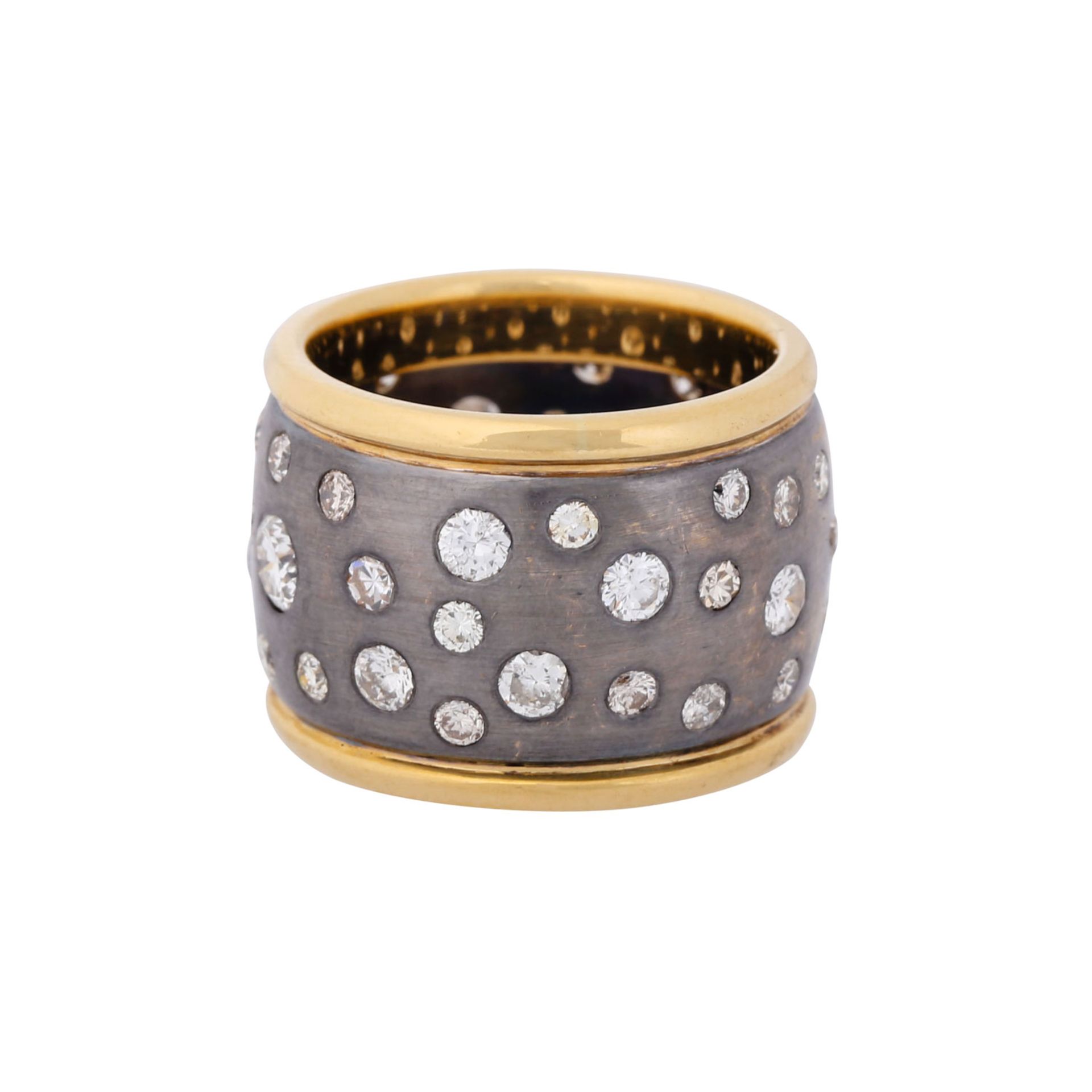 Ring mit Diamanten zus. ca. 2 ct, - Image 3 of 5