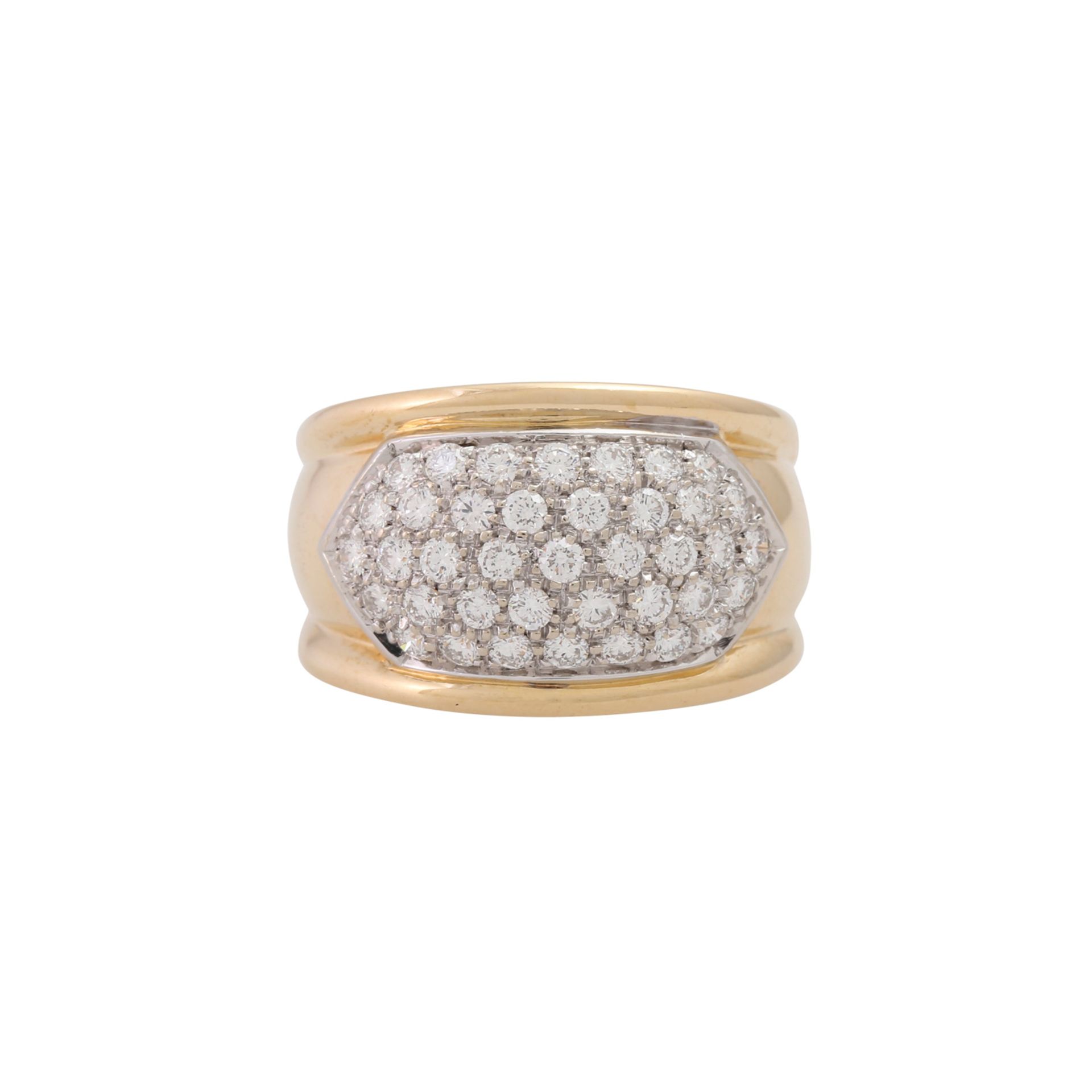 Ring mit Brillanten zus. ca. 0,8 ct, - Bild 2 aus 4