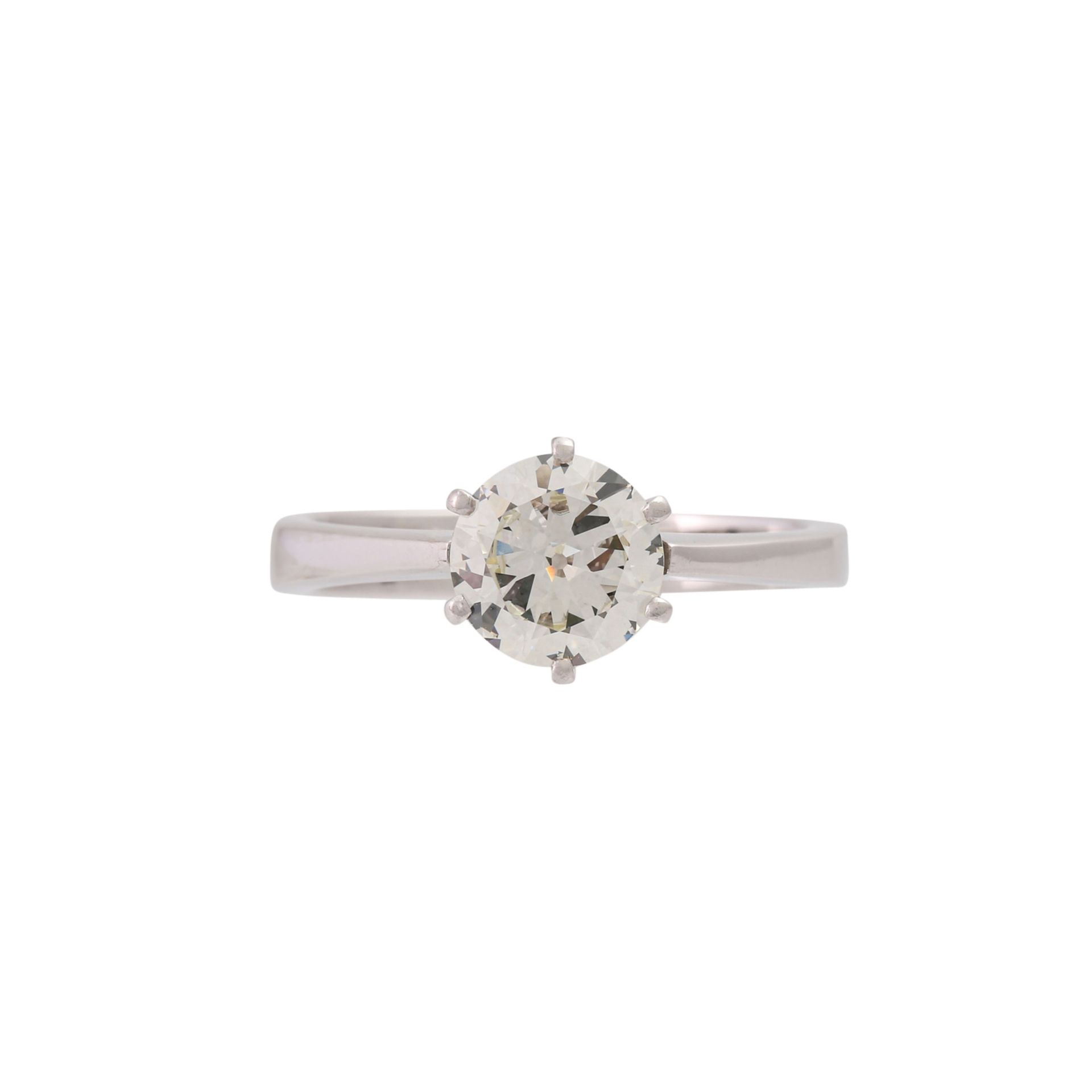 Ring mit Altschliff-Diamant ca. 1.95 ct, ca. GW (K-L)/VVS-VS, - Image 2 of 5