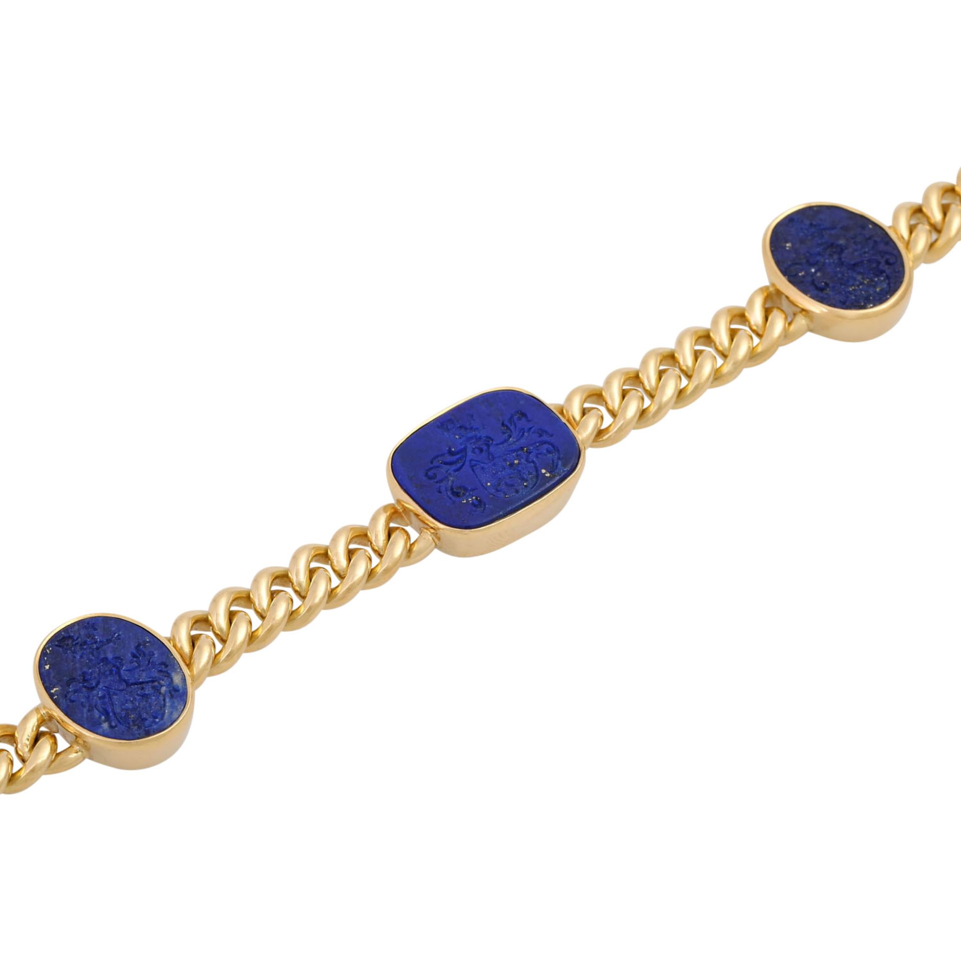 Armband mit Lapislazuli - Bild 4 aus 5