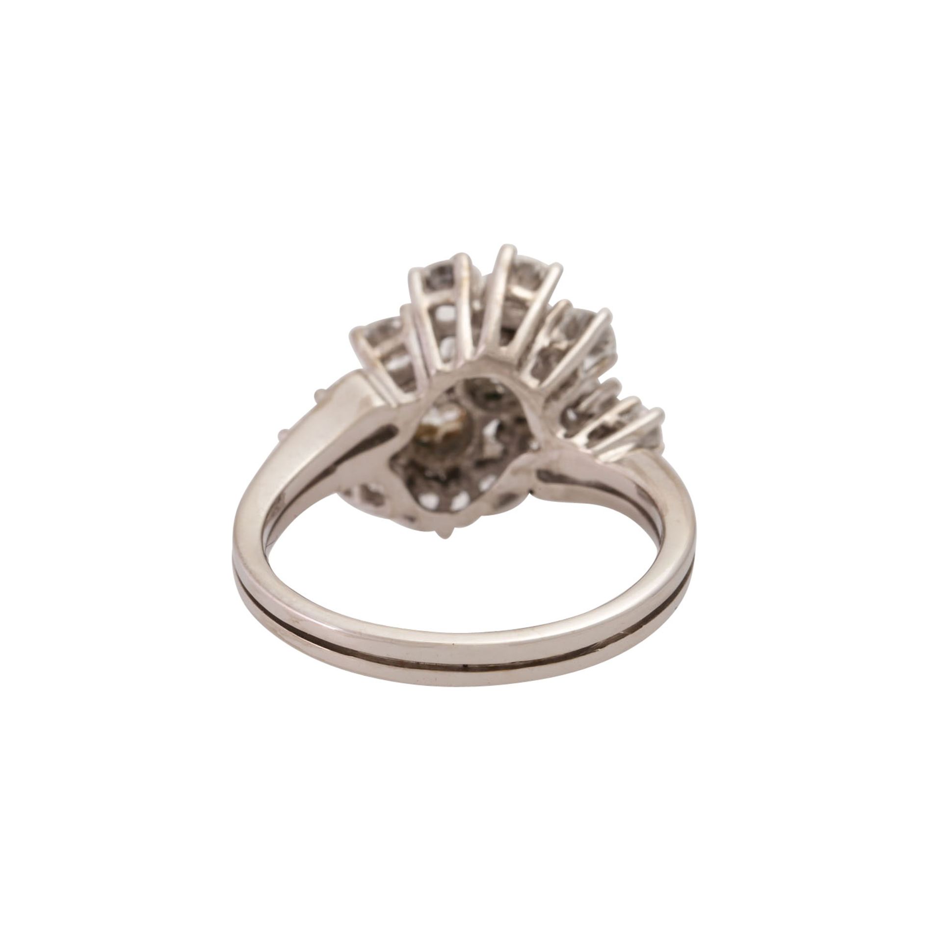 Ring mit Brillanten von zus. ca. 1,57 ct (graviert), - Image 4 of 5