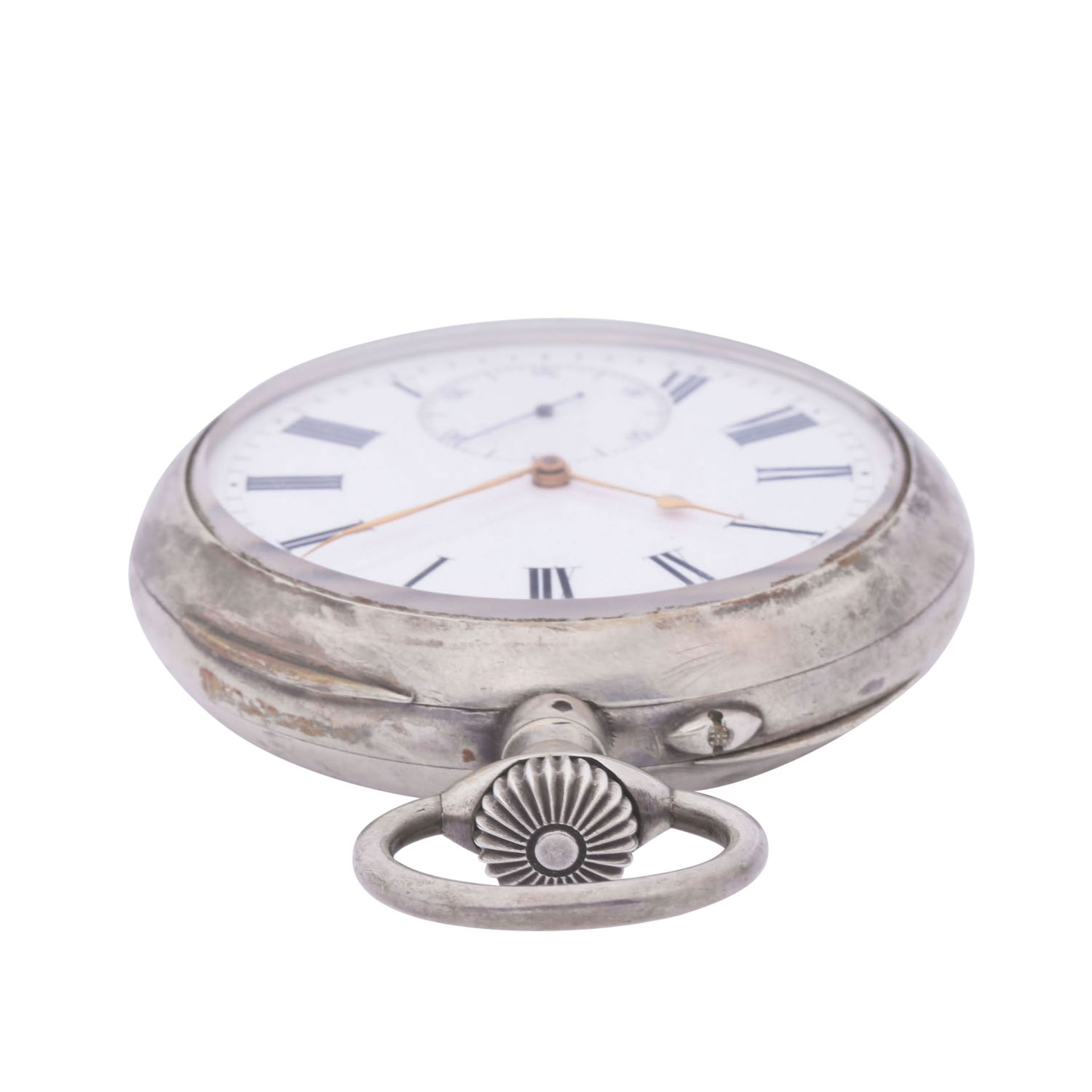 L. LEROY & Cie. Paris sehr seltener, großer und schwerer Taschenuhr Chronometer. Frankreich. - Bild 8 aus 12