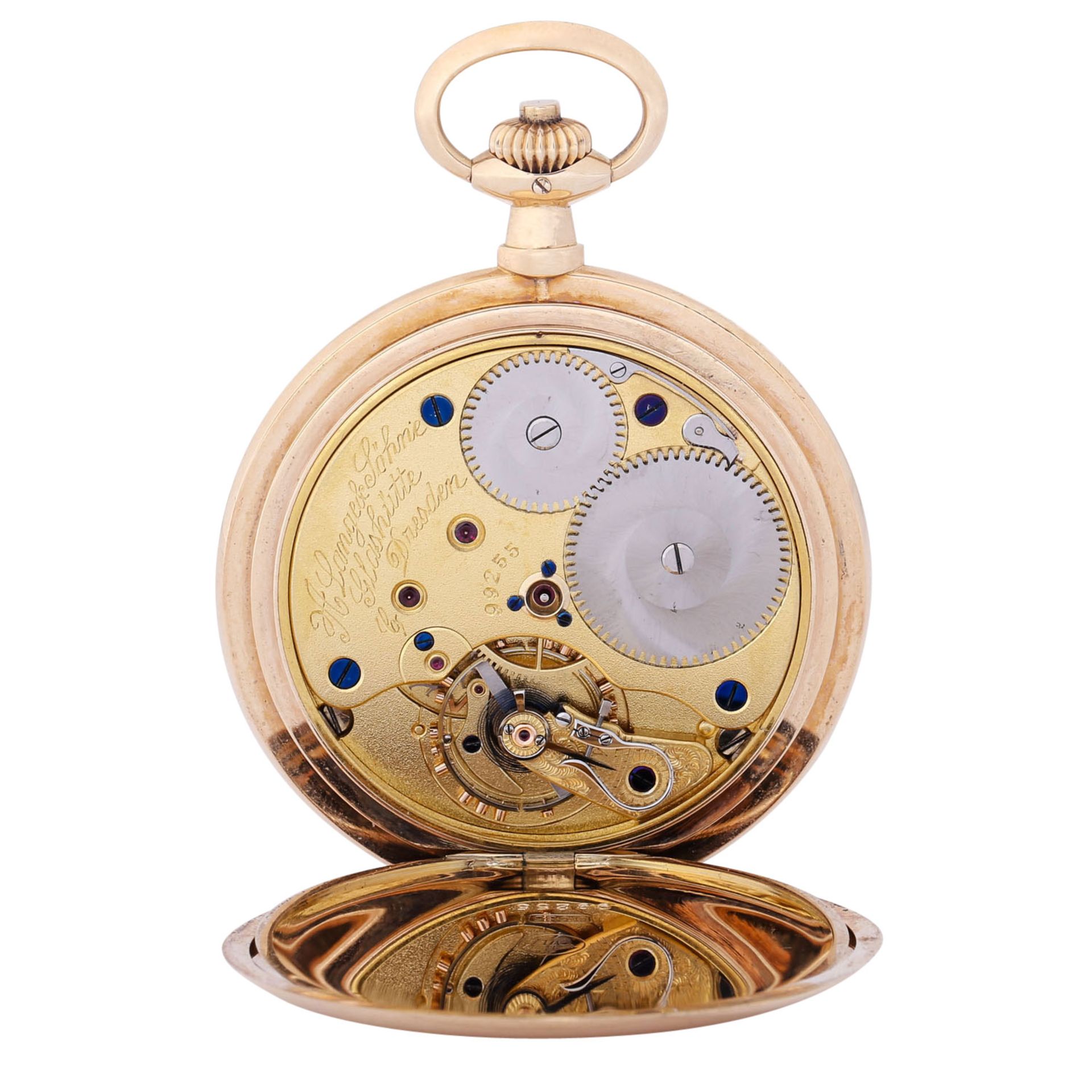 A. Lange & Söhne Savonette Taschenuhr. - Bild 5 aus 10