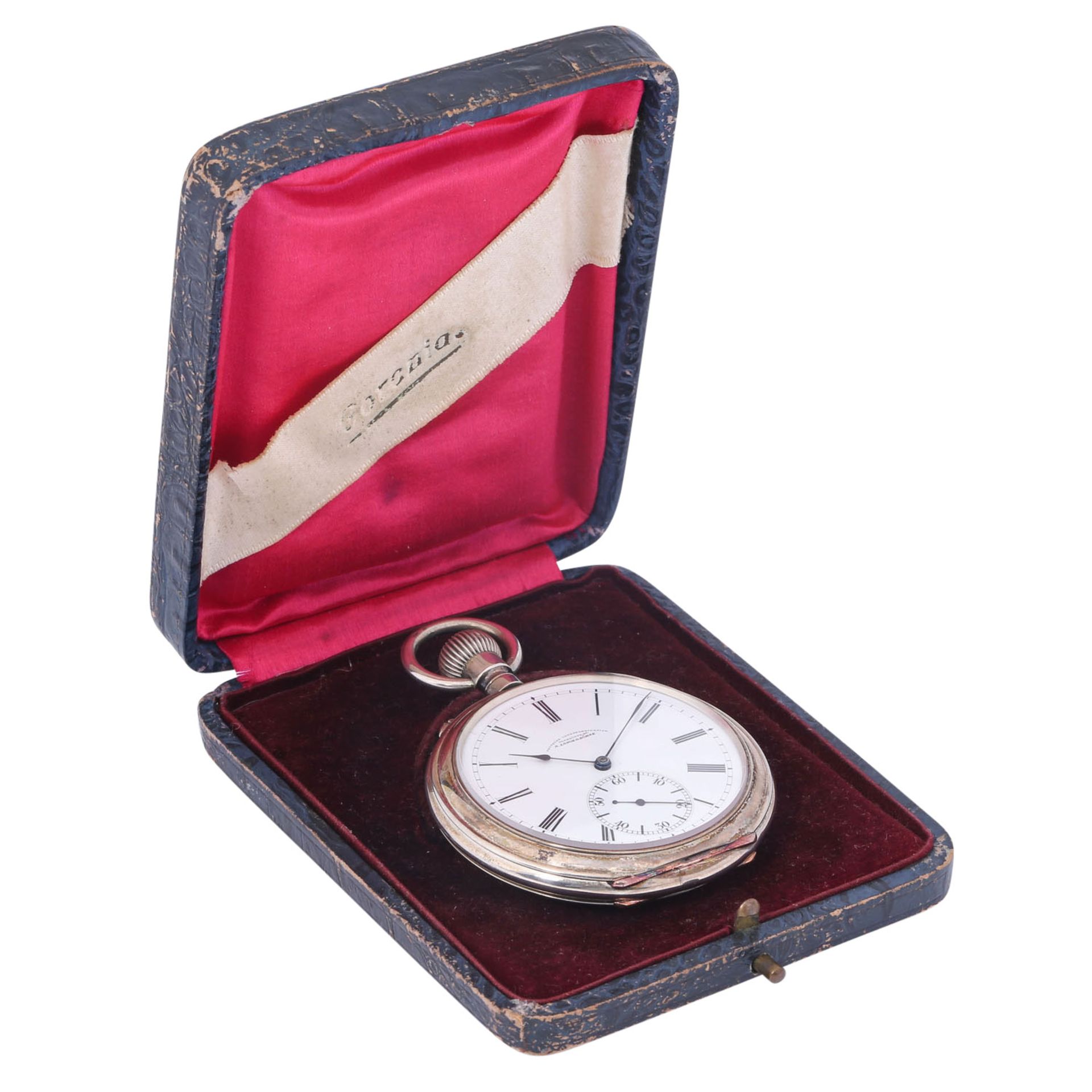 DUF A. Lange & Söhne große, schwere offene Taschenuhr "Jürgens". - Image 11 of 11