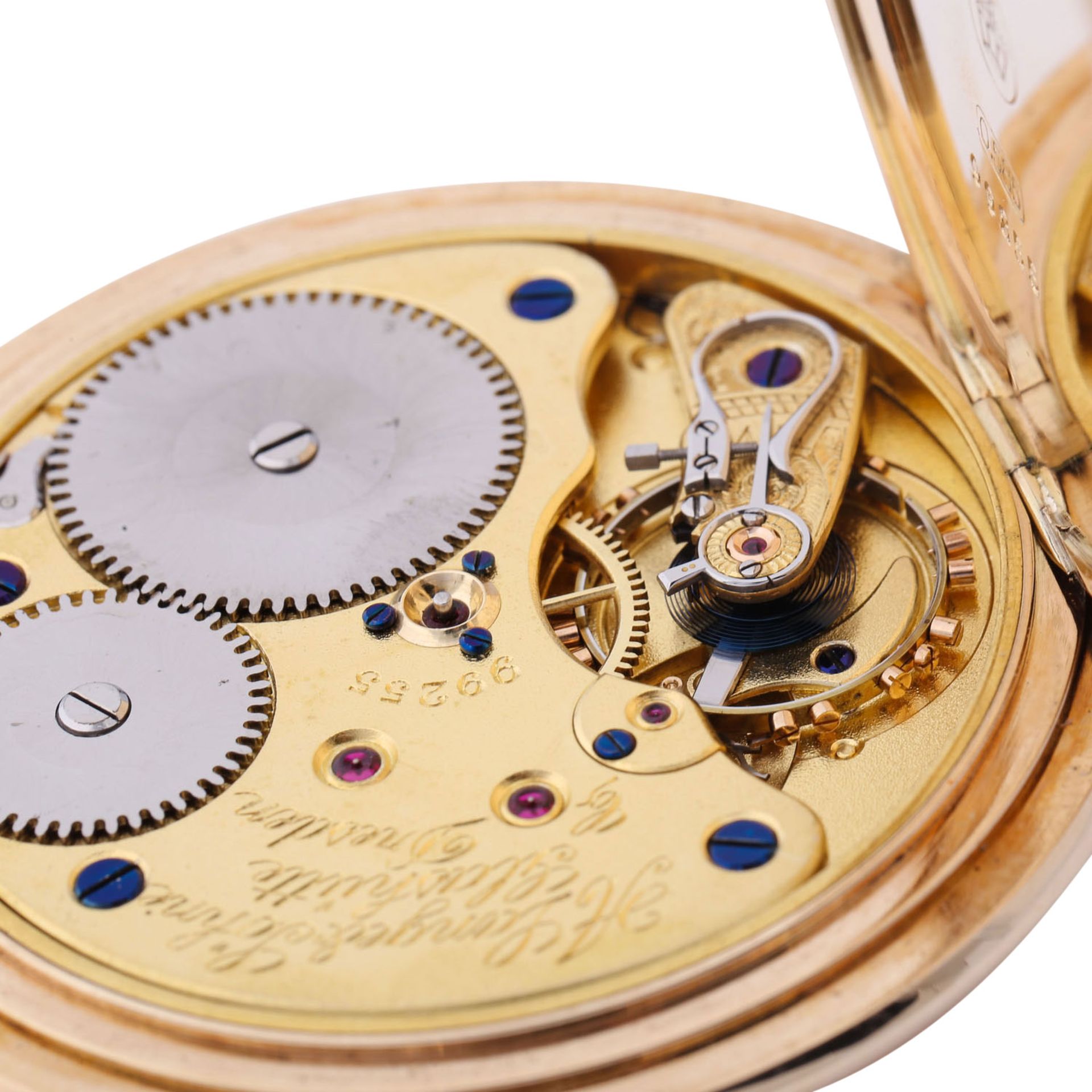 A. Lange & Söhne Savonette Taschenuhr. - Image 6 of 10