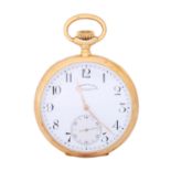 VACHERON CONSTANTIN große, schwere offene Taschenuhr "Chronometre Royal".