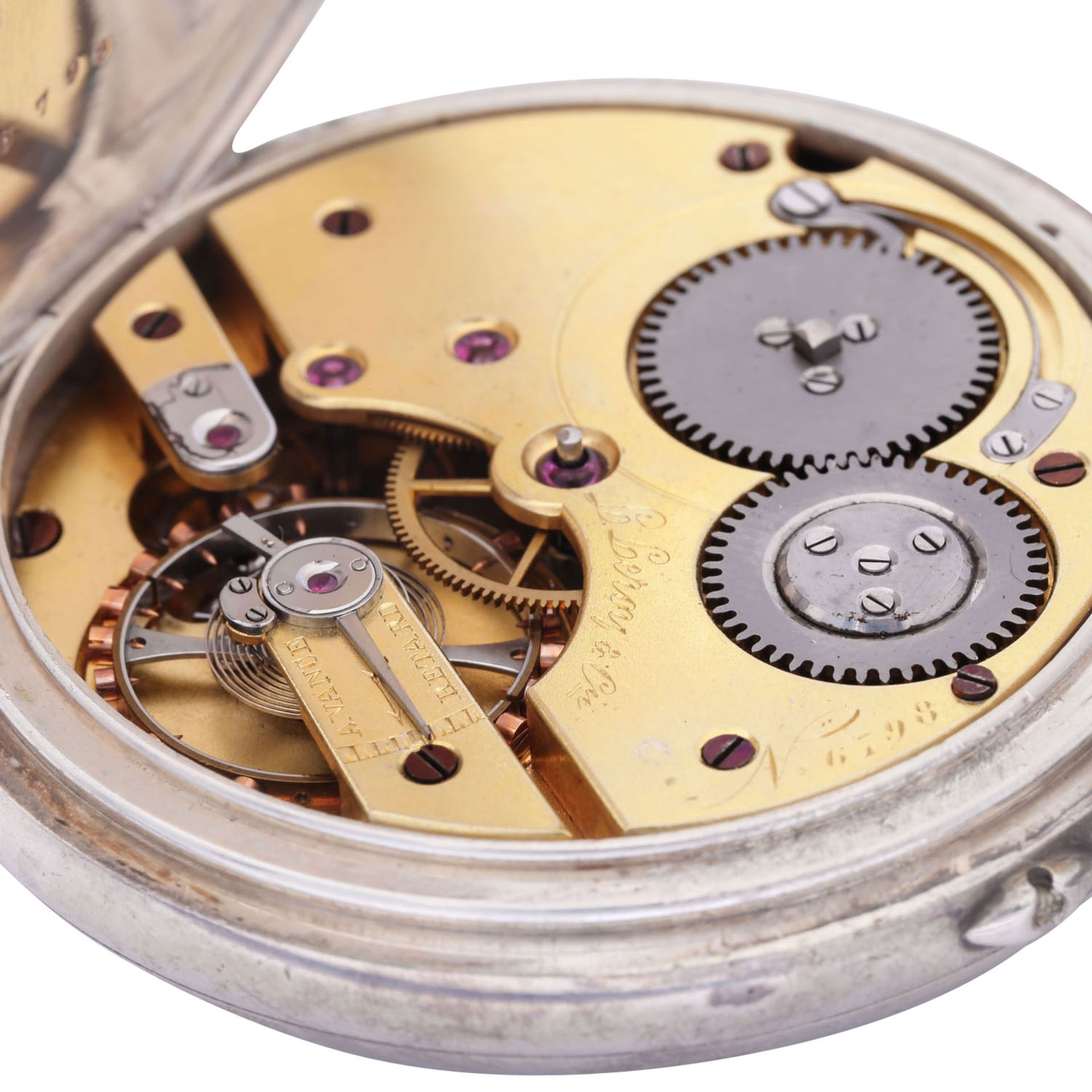 L. LEROY & Cie. Paris sehr seltener, großer und schwerer Taschenuhr Chronometer. Frankreich. - Image 6 of 12