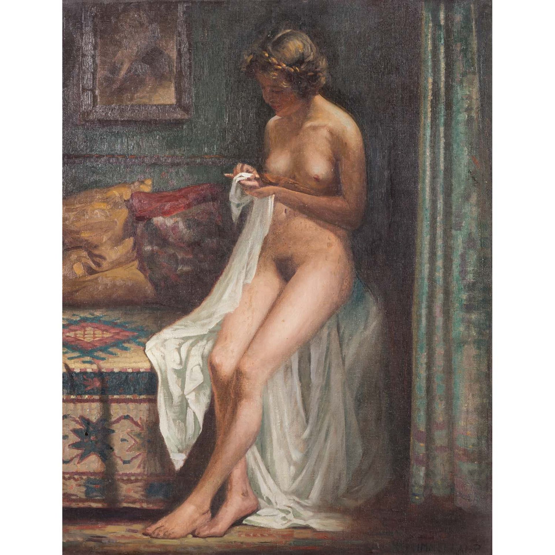 IMKAMP, WILHELM (1870-1931) "Weiblicher Akt"