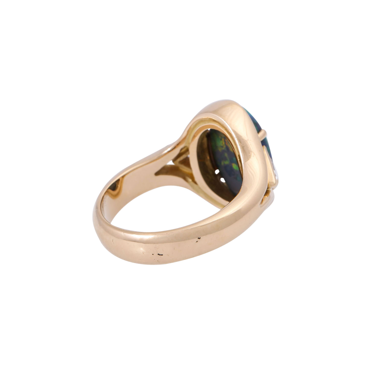 Ring mit hochfeinem schwarzen Opal ca. 3,5 ct - Image 3 of 6