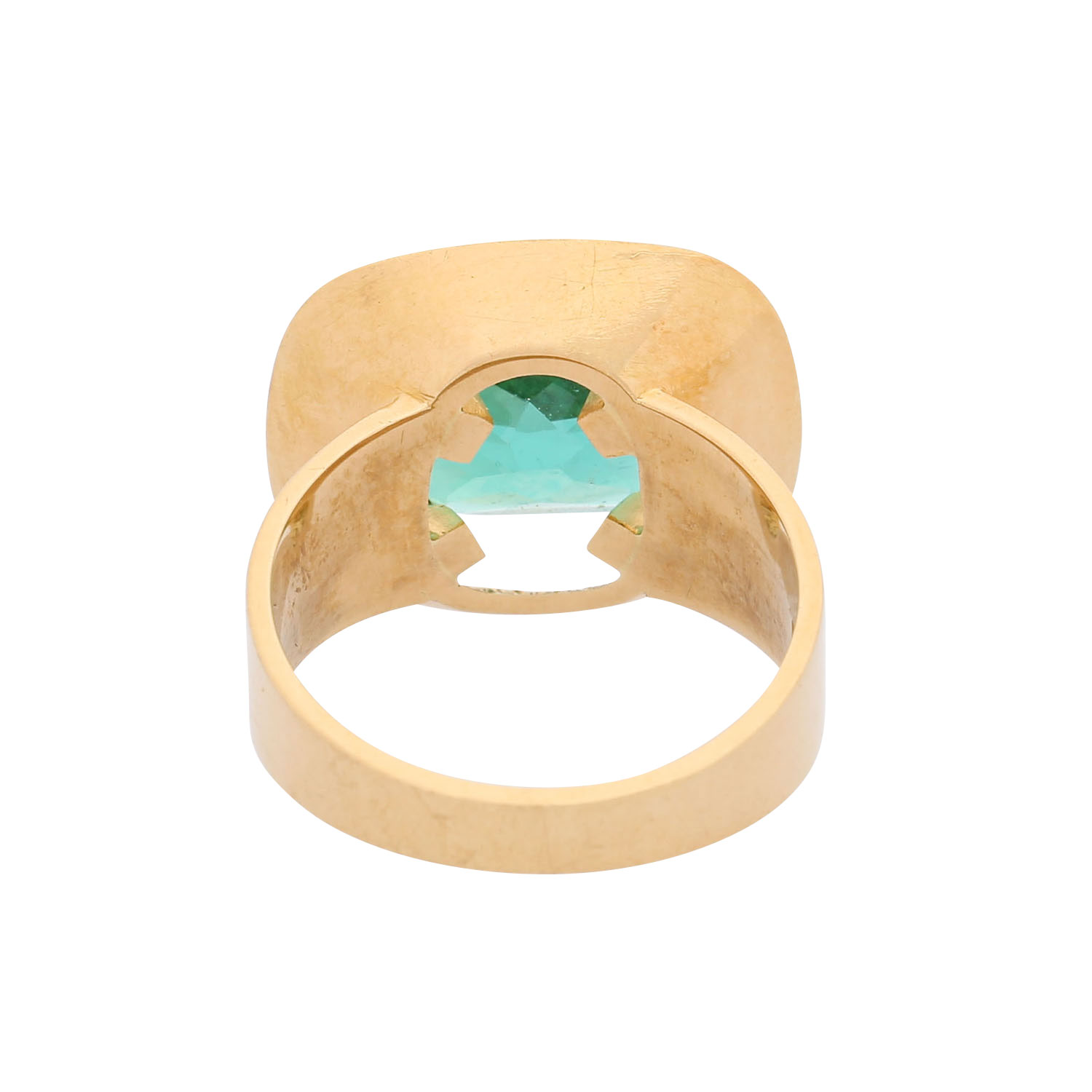 Ring mit feinem Turmalin ca. 4,5 ct, schöne mintgrüne Farbe, - Image 3 of 4