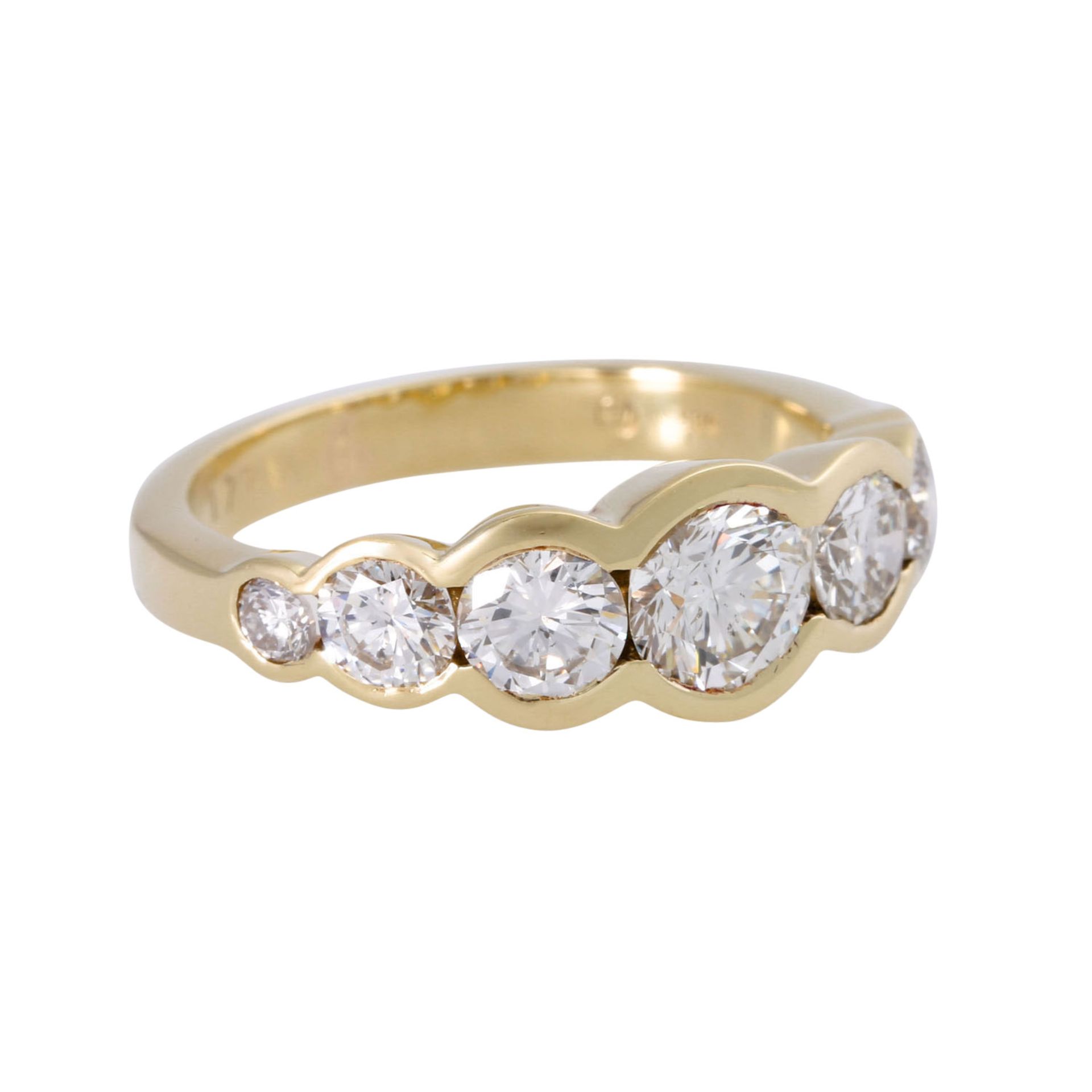 Ring mit Brillanten zus. ca. 1,77 ct