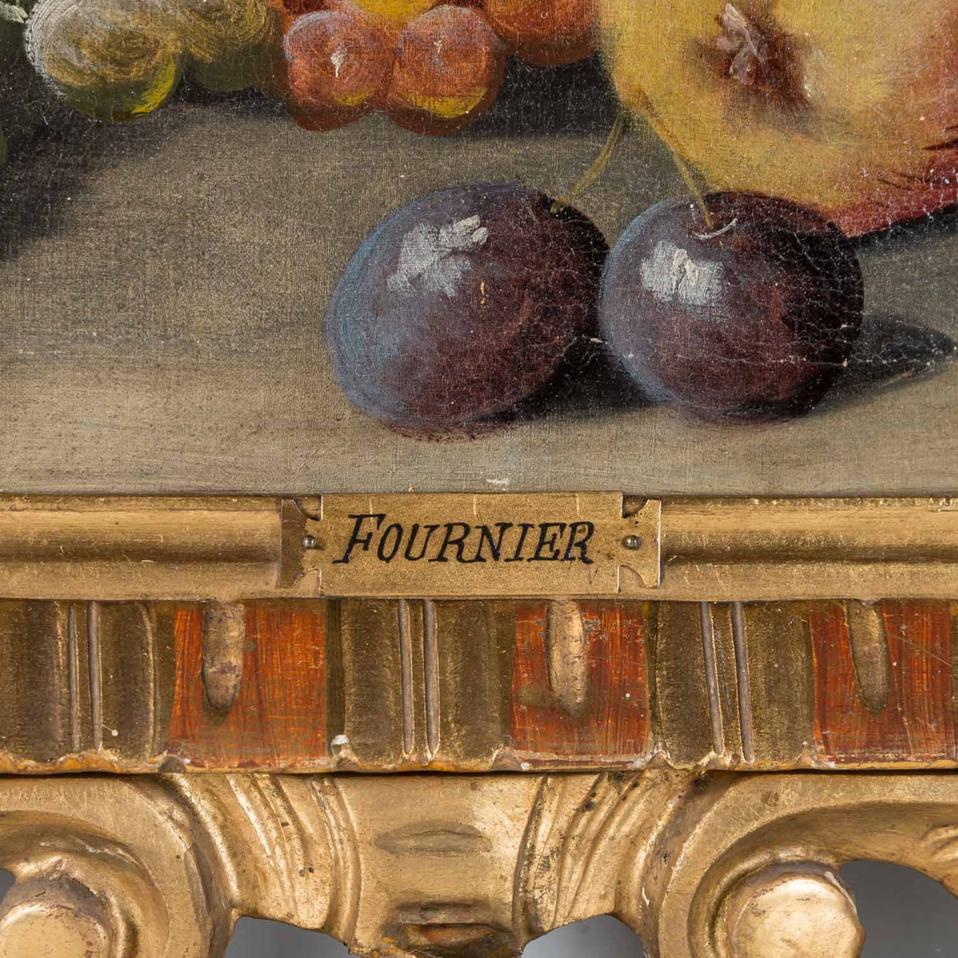 FOURNIER (XIX-XX) "Früchte auf Tisch arrangiert" - Bild 5 aus 6