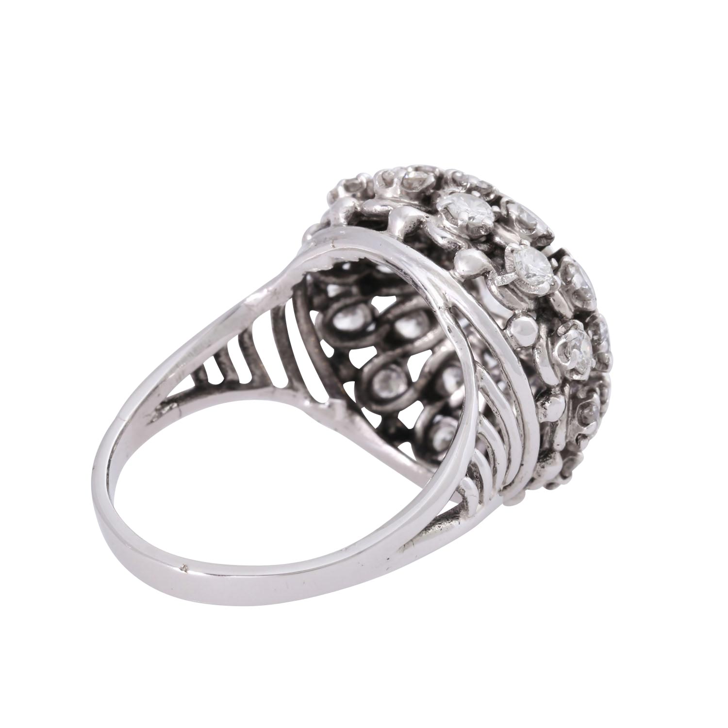 Ring mit Diamanten zus. ca. 2 ct, - Image 3 of 5