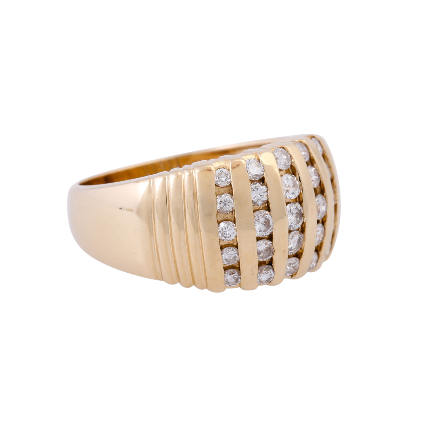 Ring mit Brillanten von zus. ca. 0,35 ct,