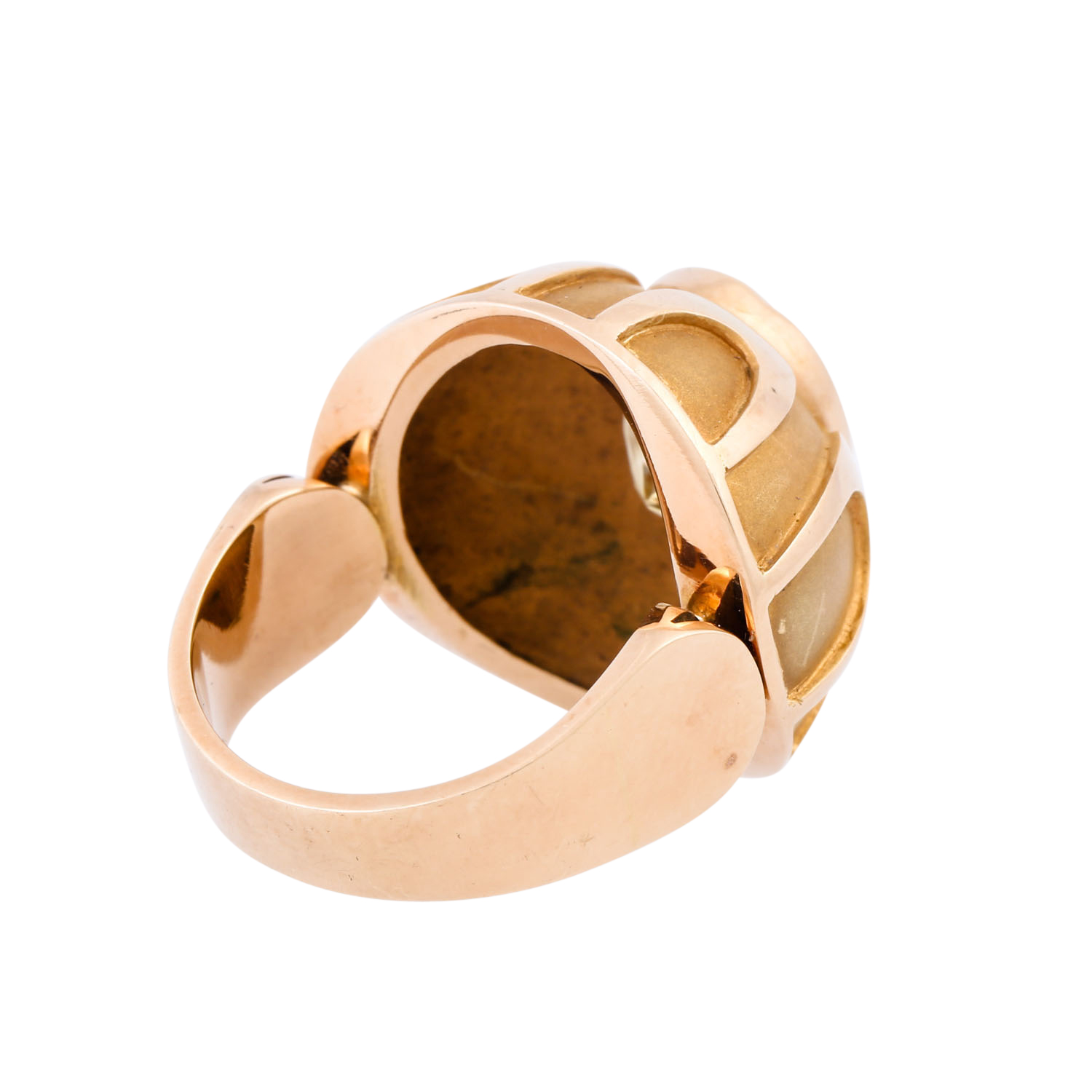 Ring mit gelbem Saphir ca. 5 ct, - Image 3 of 5