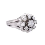 Ring mit Brillanten zus. ca. 0,80 ct,