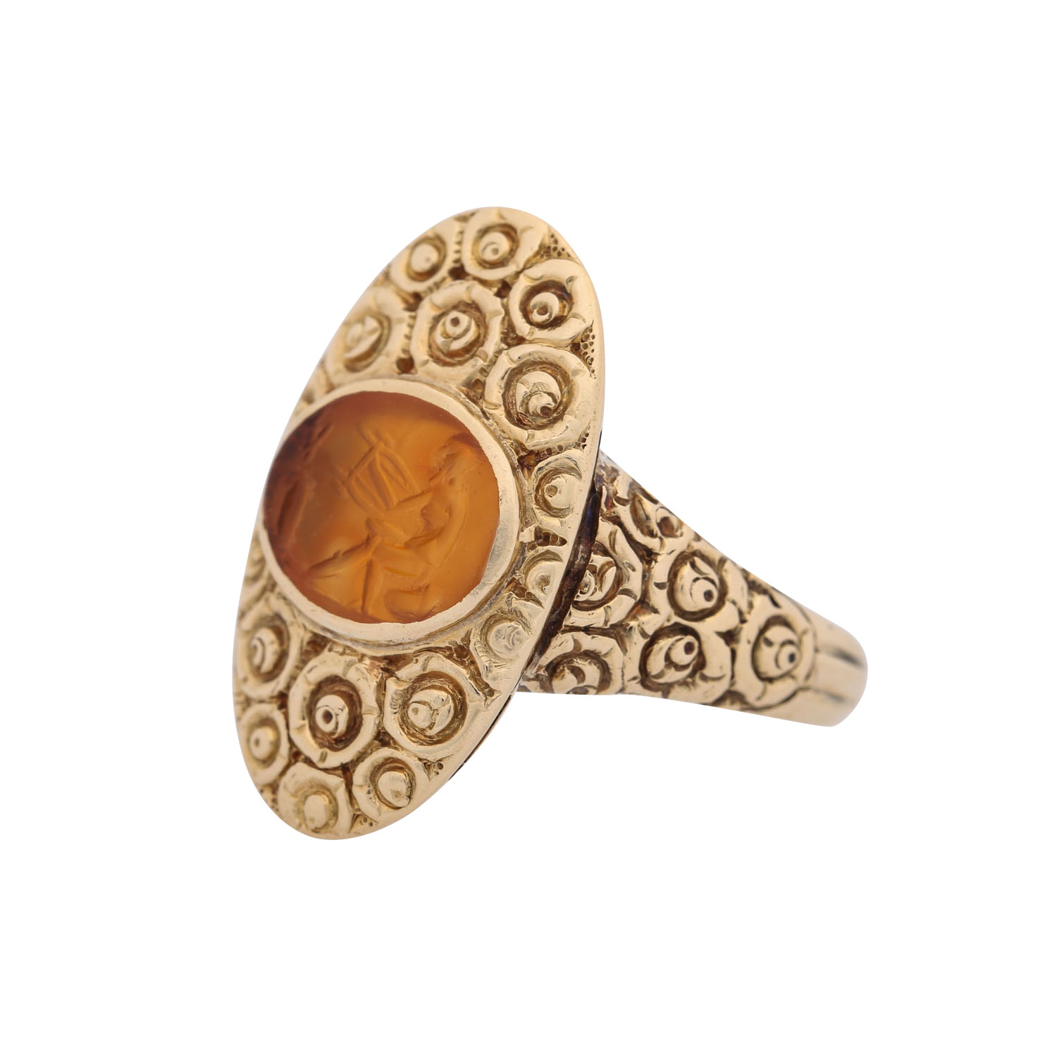 Unikat Ring mit römisch-antiker Karneolgemme - Image 3 of 3