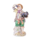 MEISSEN "Gärtnerkind mit Trauben" 20.Jh.